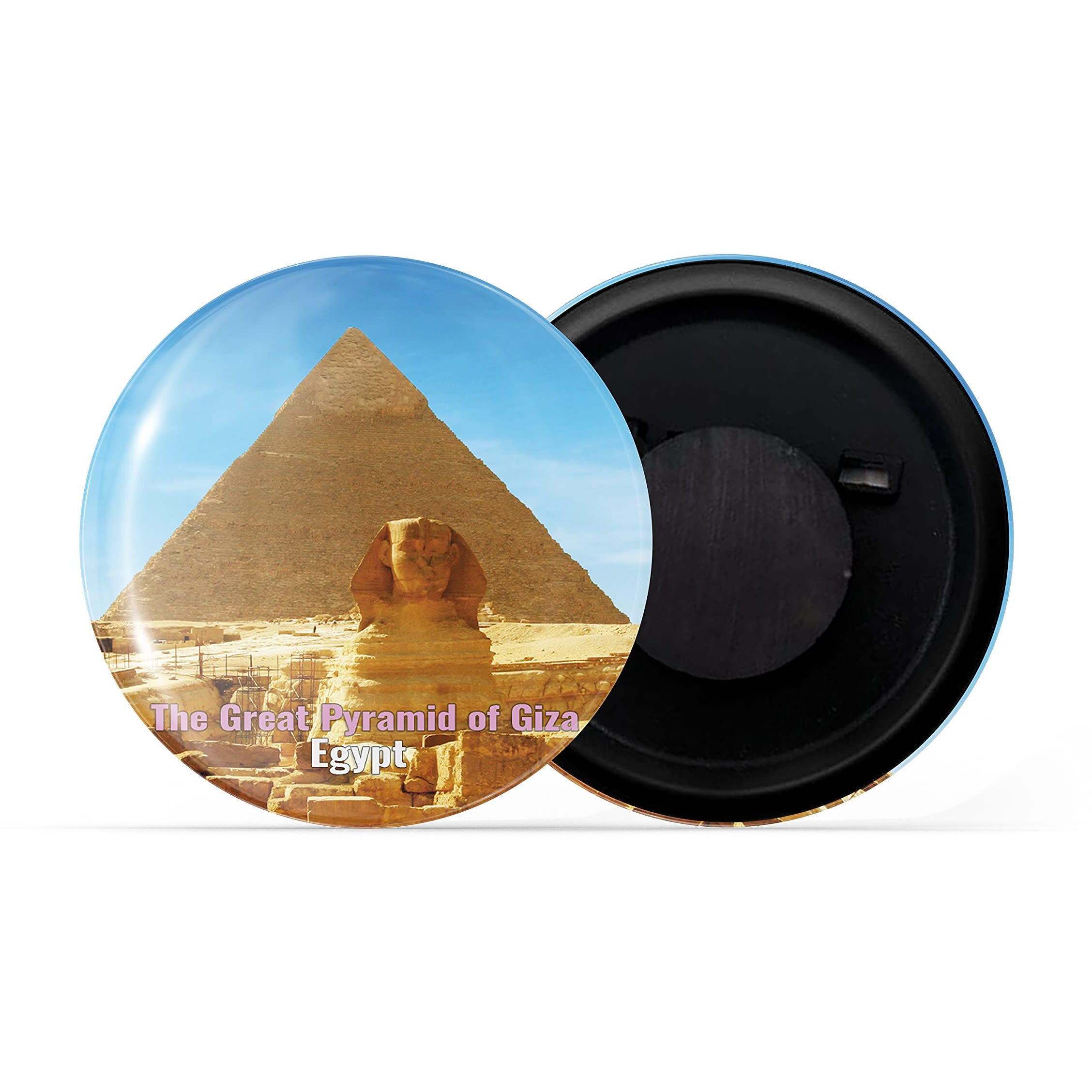 Dhcrafts Fridge Magnet Multicolor Famous Tourist Place The Great Pyramid Of Giza Egypt Glossy Finish Design Pack Of 1
