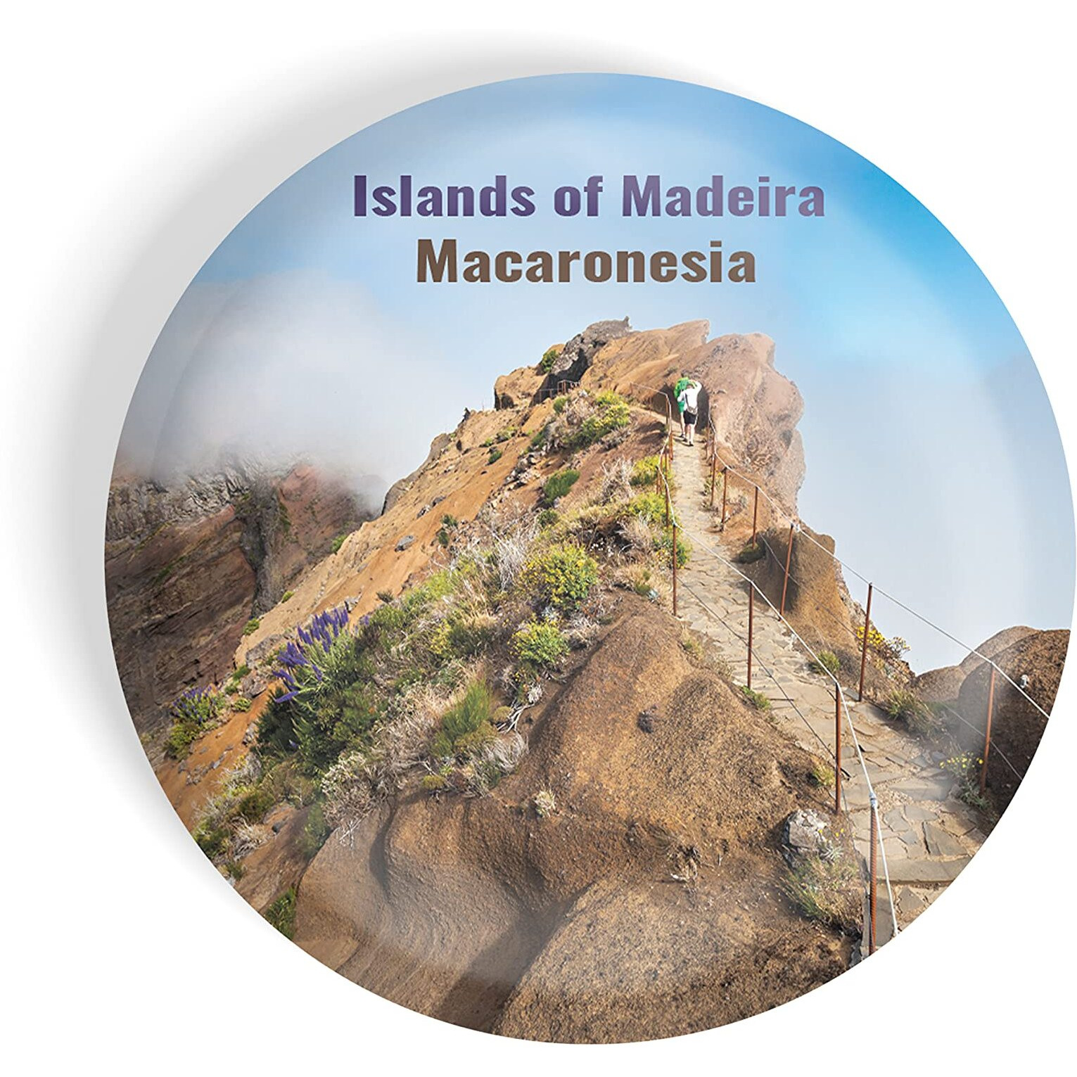 Dhcrafts Fridge Magnet Multicolor Famous Tourist Place Islands Of Madeira Macaronesia Glossy Finish Design Pack Of 1