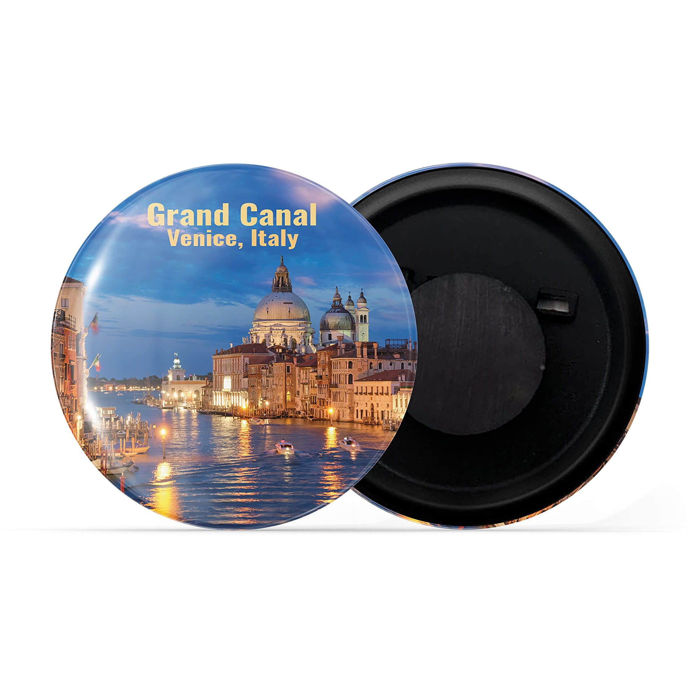Dhcrafts Fridge Magnet Multicolor Famous Tourist Place Grand Canal Venice Italy D2 Glossy Finish Design Pack Of 1