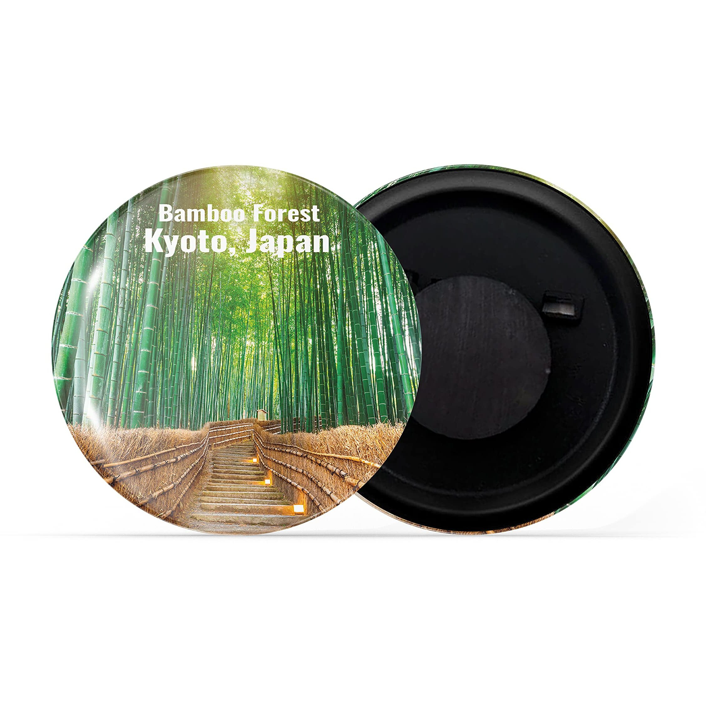 Dhcrafts Fridge Magnet Multicolor Famous Tourist Place Bamboo Forest Kyoto, Japan Glossy Finish Design Pack Of 1