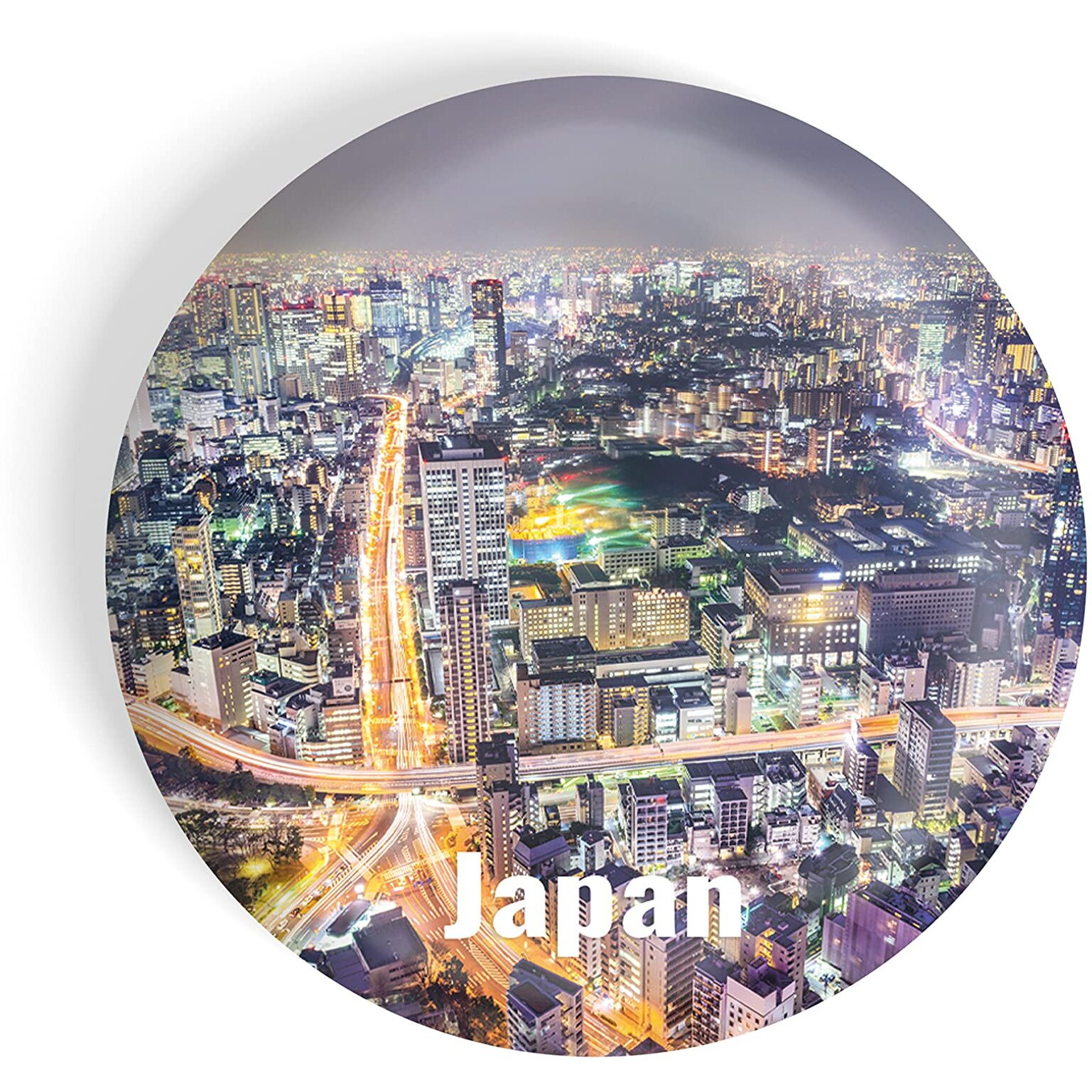 Dhcrafts Fridge Magnet Multicolor Famous Tourist Place Japan Glossy Finish Design Pack Of 1