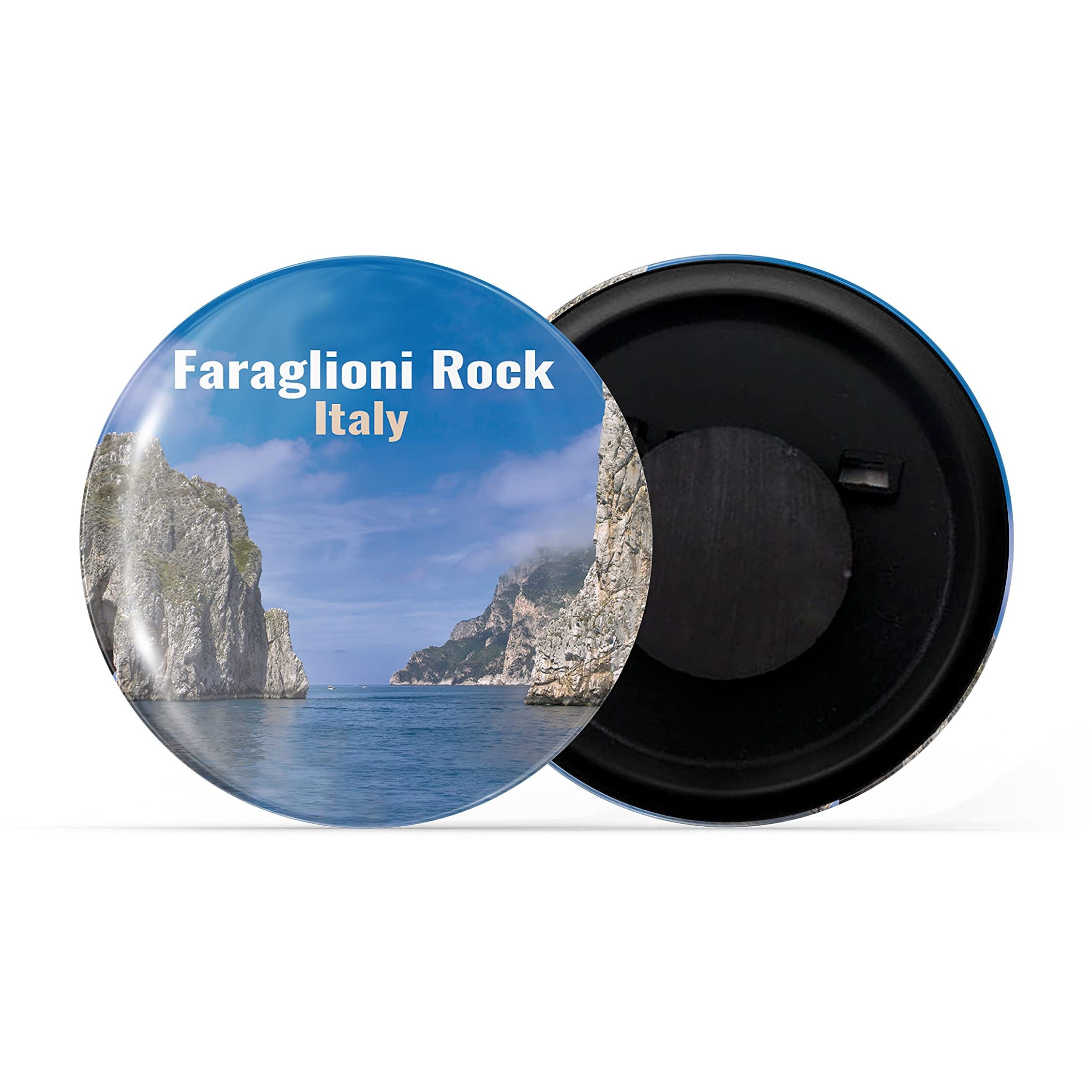 Dhcrafts Fridge Magnet Multicolor Famous Tourist Place Faraglioni Rocks Italy Glossy Finish Design Pack Of 1