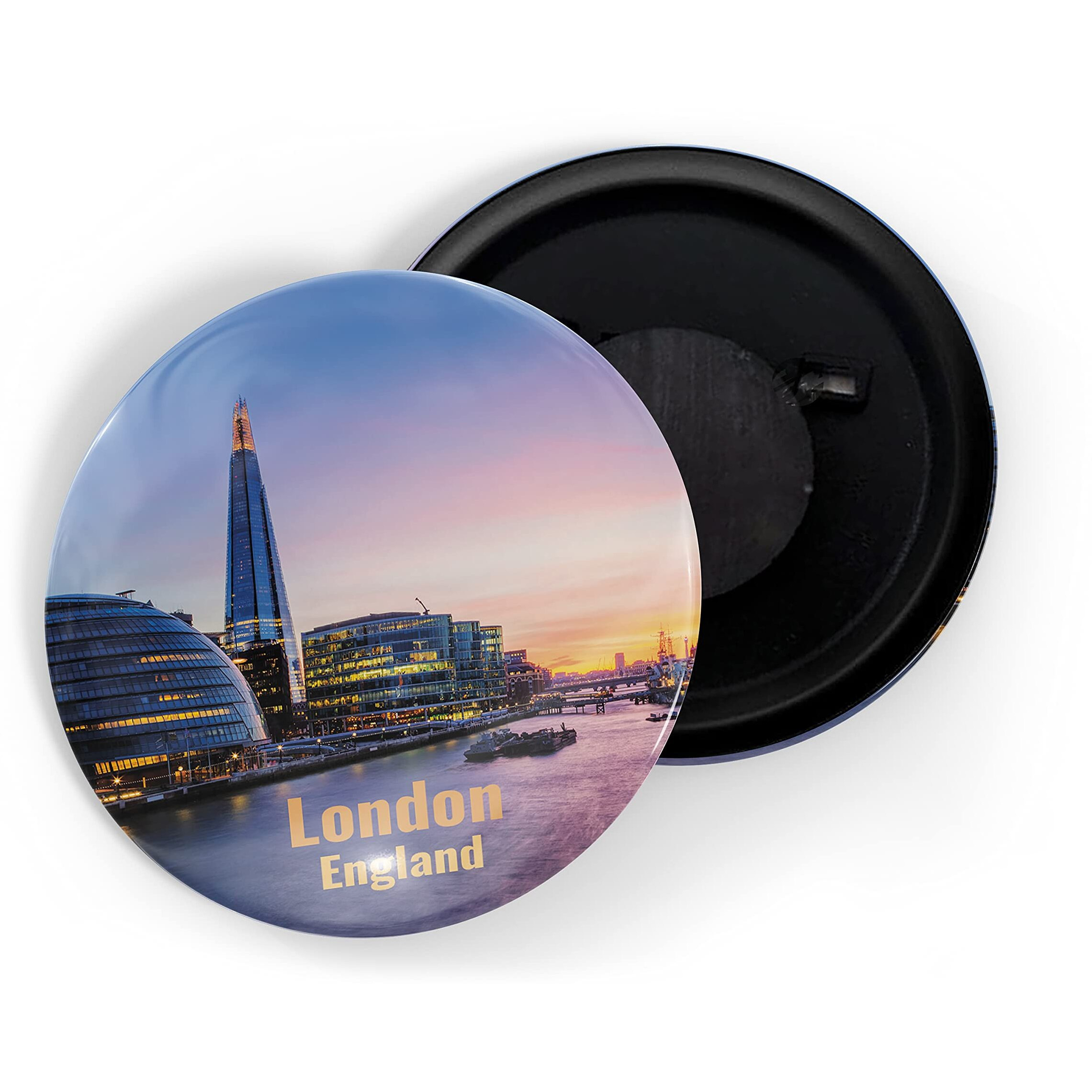 Dhcrafts Fridge Magnet Multicolor Famous Tourist Place London England D1 Glossy Finish Design Pack Of 1