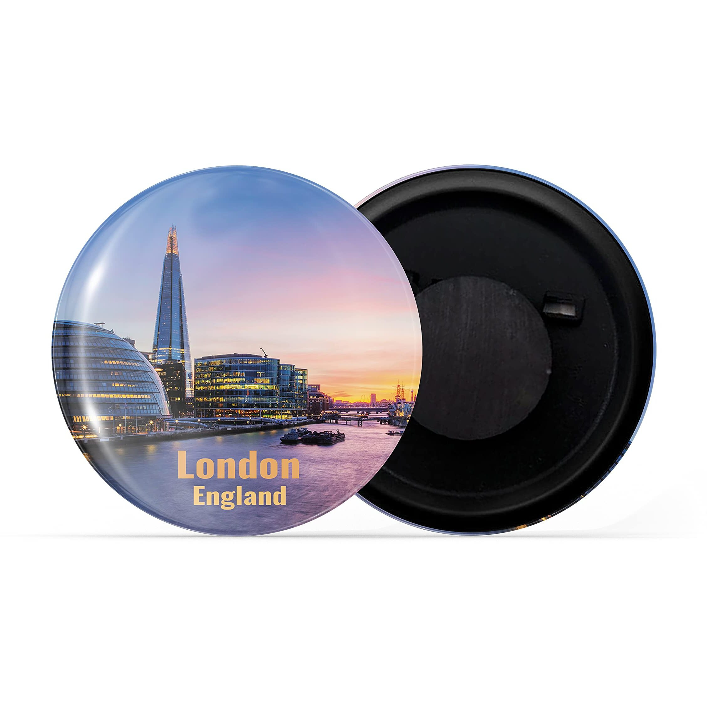 Dhcrafts Fridge Magnet Multicolor Famous Tourist Place London England D1 Glossy Finish Design Pack Of 1