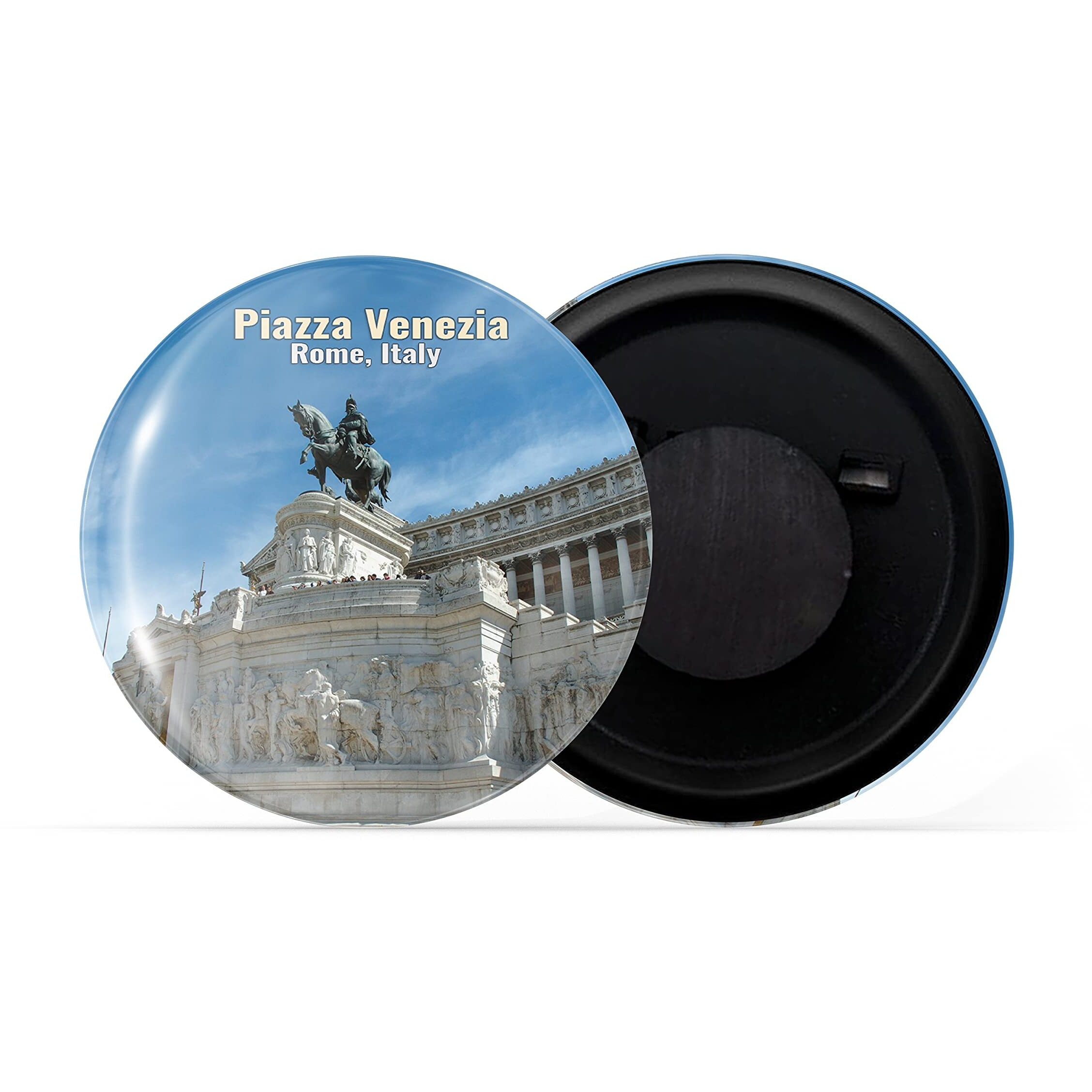 Dhcrafts Fridge Magnet Multicolor Famous Tourist Place Piazza Venezia Rome Italy D2 Glossy Finish Design Pack Of 1