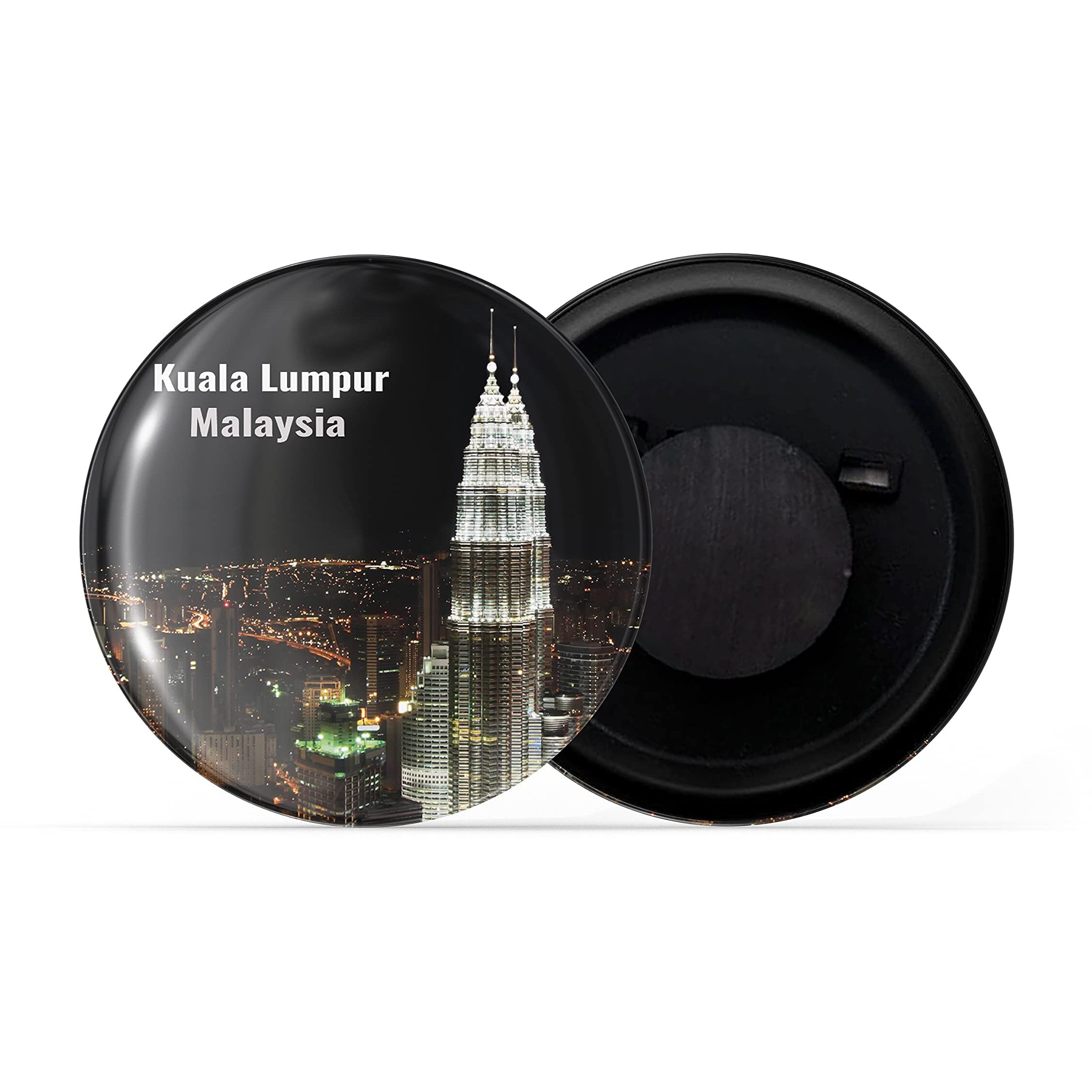 Dhcrafts Fridge Magnet Multicolor Famous Tourist Place Kuala Lumpur Malaysia D2 Glossy Finish Design Pack Of 1