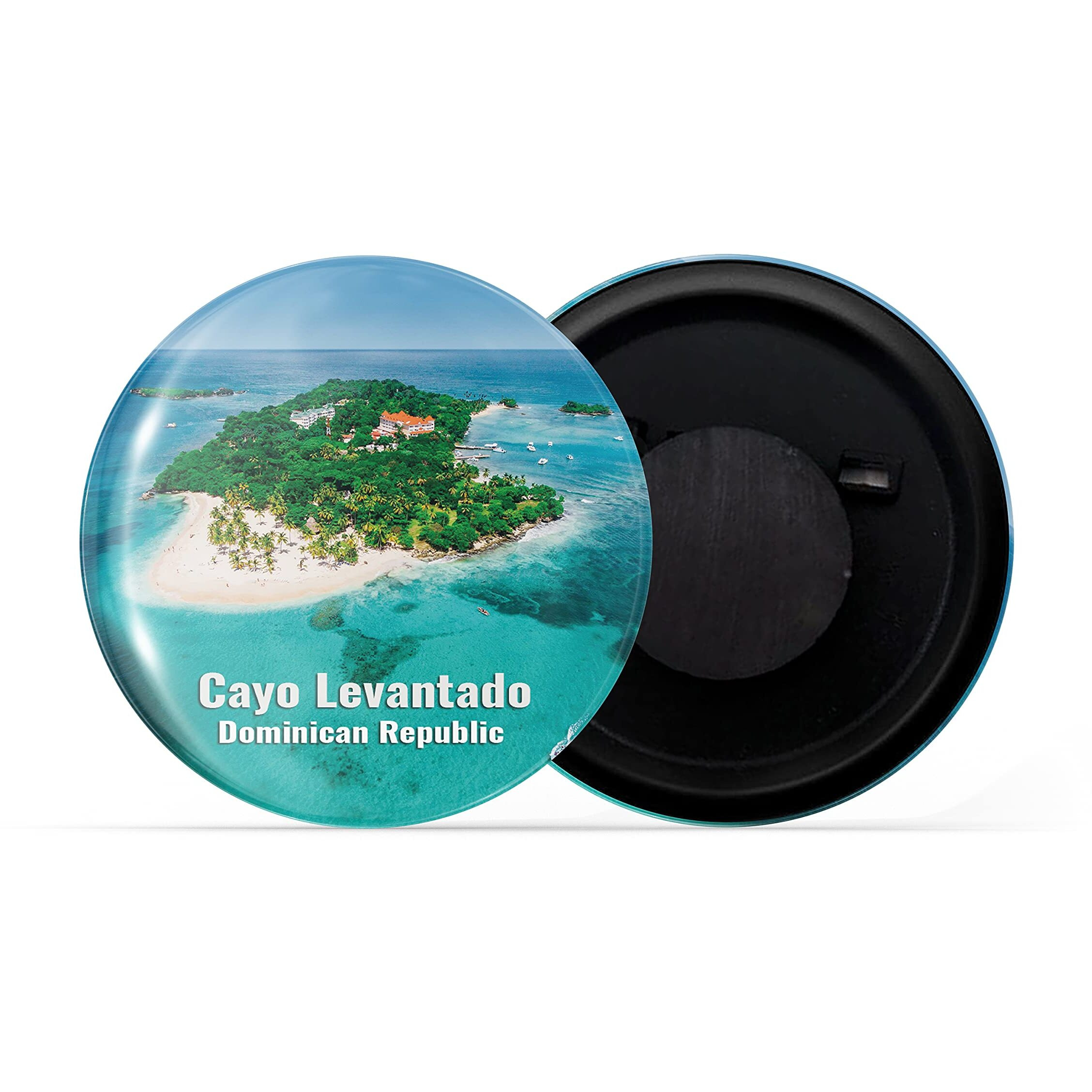 Dhcrafts Fridge Magnet Multicolor Famous Tourist Place Cayo Levantado Dominican Republic Glossy Finish Design Pack Of 1