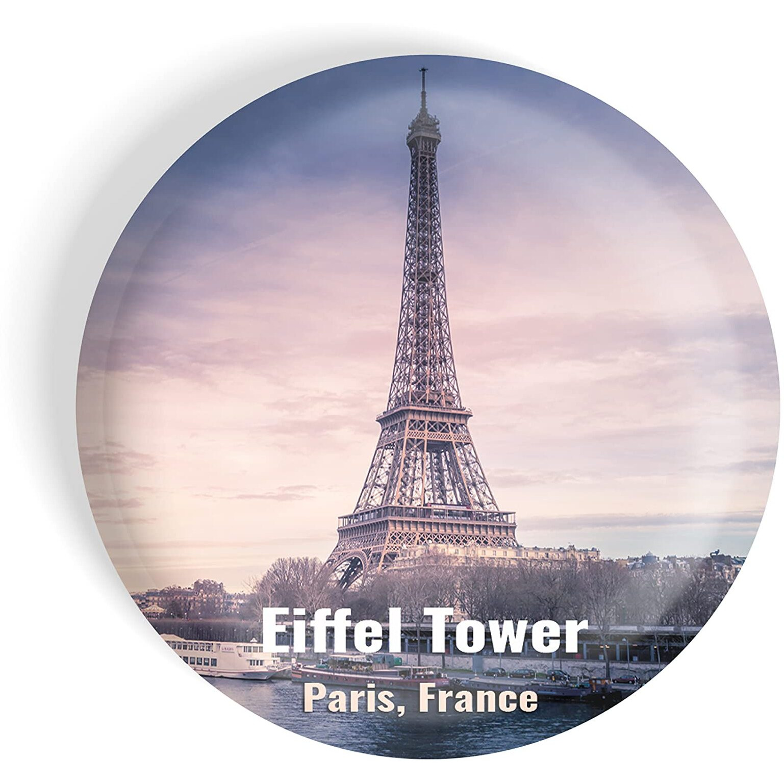 Dhcrafts Fridge Magnet Multicolor Famous Tourist Place Eiffel Tower Paris France D1 Glossy Finish Design Pack Of 1