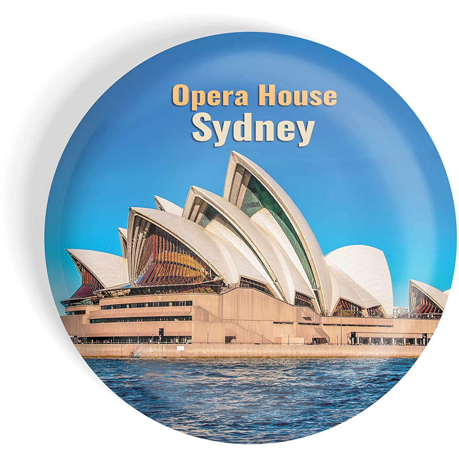 Dhcrafts Fridge Magnet Multicolor Famous Tourist Place Opera House Sydney Australia D4 Glossy Finish Design Pack Of 1