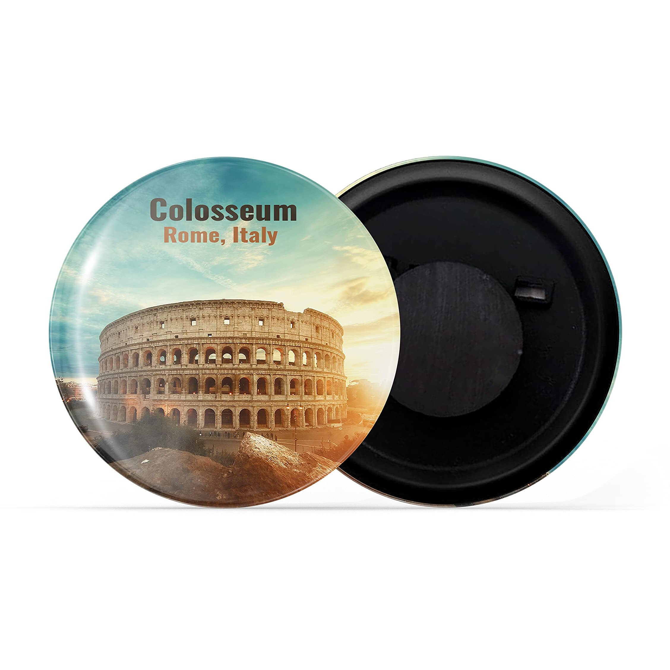 Dhcrafts Fridge Magnet Multicolor Famous Tourist Place Colosseum Rome Italy D1 Glossy Finish Design Pack Of 1