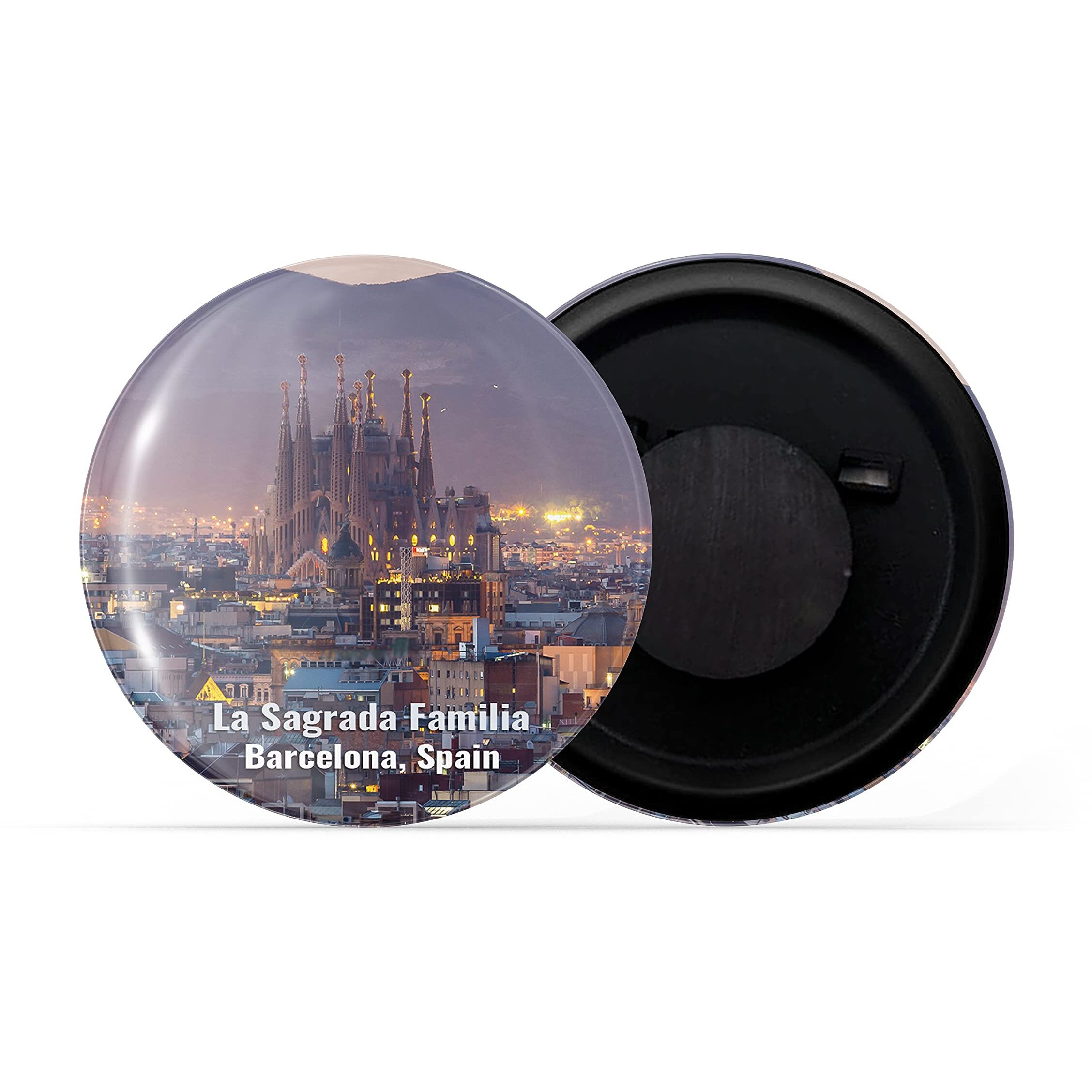 Dhcrafts Fridge Magnet Multicolor Famous Tourist Place La Sagrada Familia Barcelona Spain Glossy Finish Design Pack Of 1