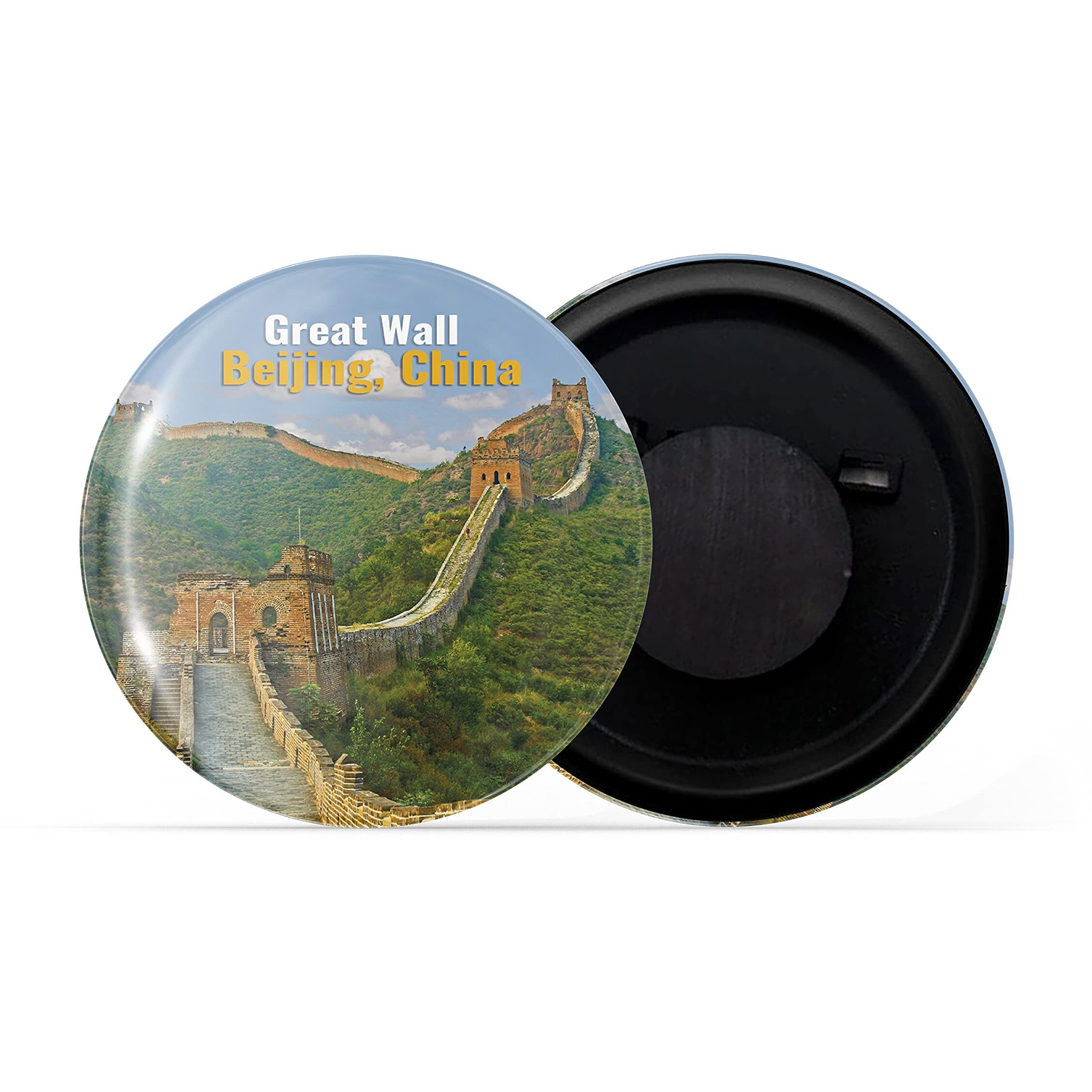 Dhcrafts Fridge Magnet Multicolor Famous Tourist Place Great Wall Beijing China Glossy Finish Design Pack Of 1