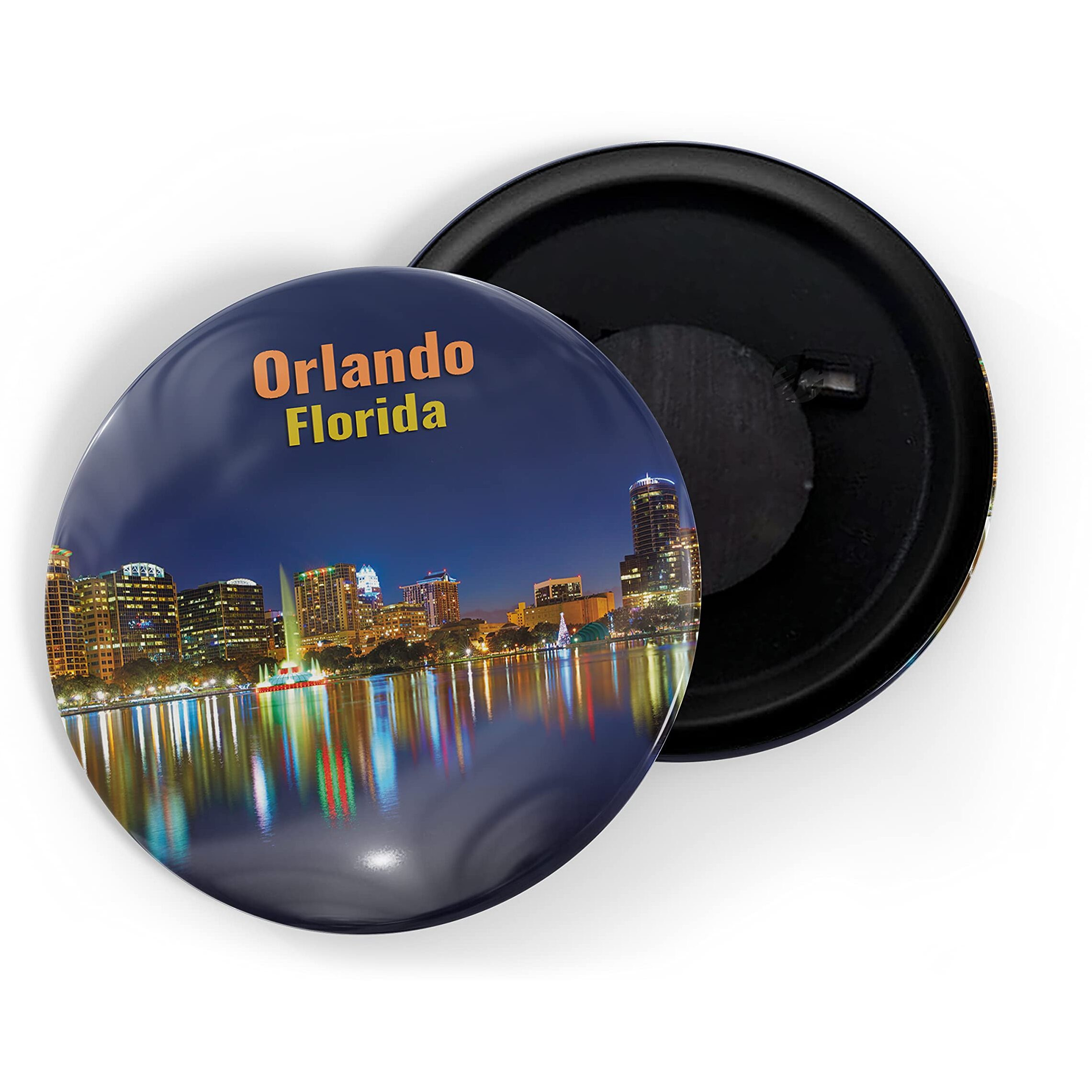 Dhcrafts Fridge Magnet Multicolor Famous Tourist Place Orlando Florida Glossy Finish Design Pack Of 1