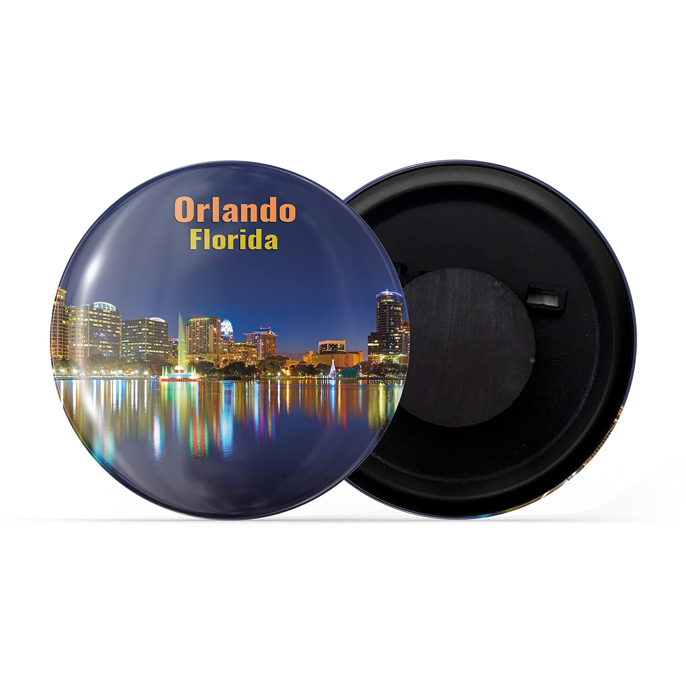 Dhcrafts Fridge Magnet Multicolor Famous Tourist Place Orlando Florida Glossy Finish Design Pack Of 1