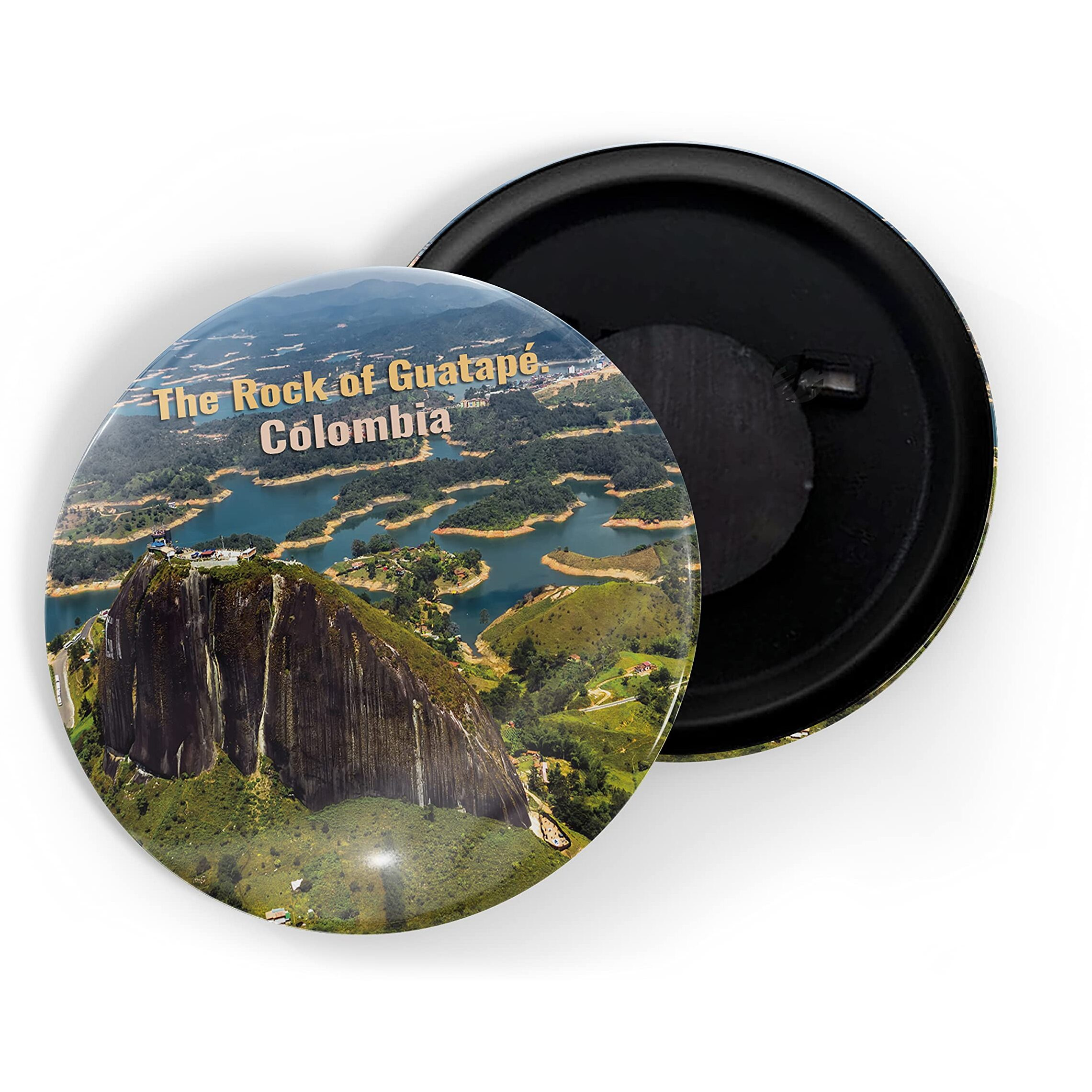 Dhcrafts Fridge Magnet Multicolor Famous Tourist Place The Rock Of Guatape Colombia Glossy Finish Design Pack Of 1