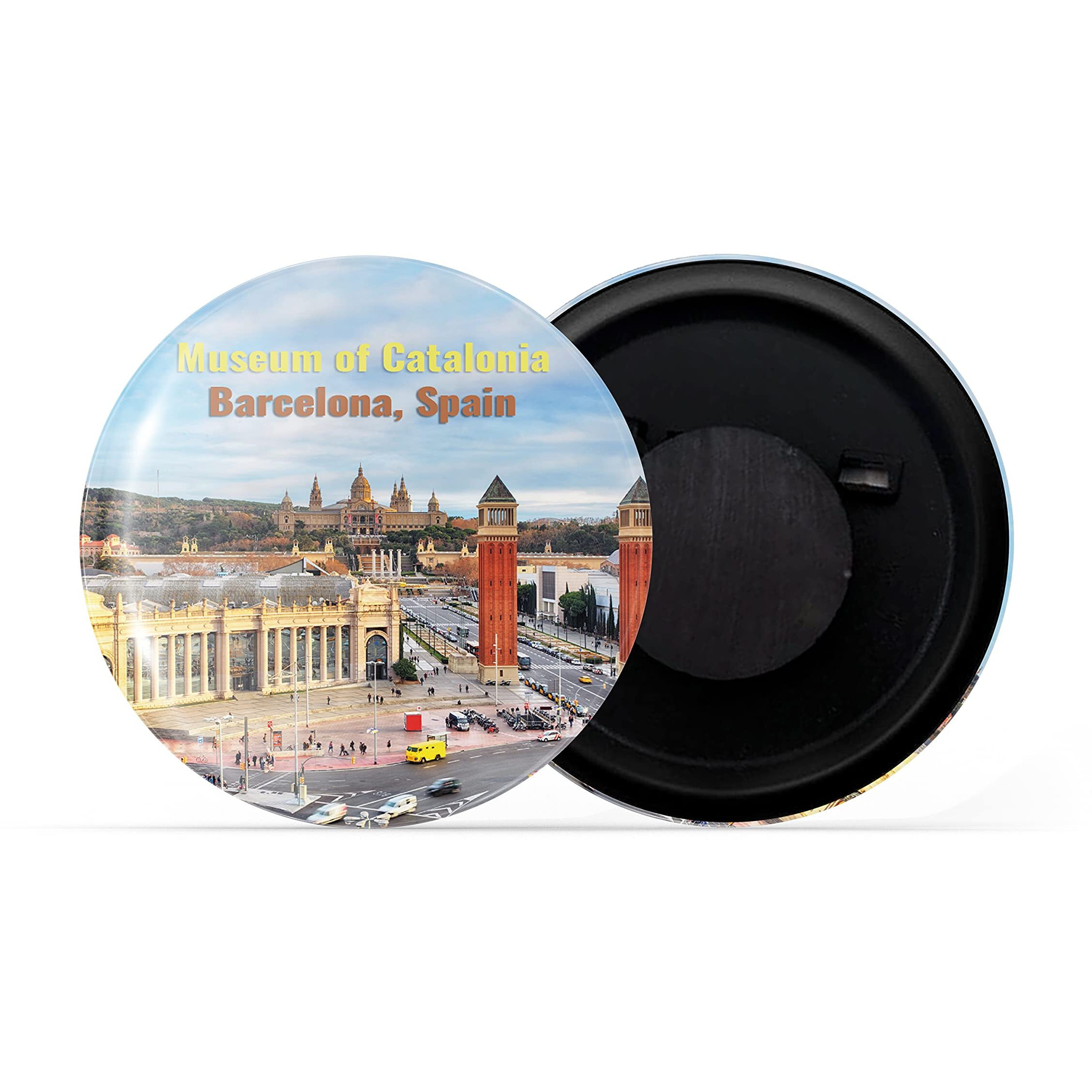 Dhcrafts Fridge Magnet Multicolor Famous Tourist Place Museum Of Catalonia Barcelona Spain Glossy Finish Design Pack Of 1