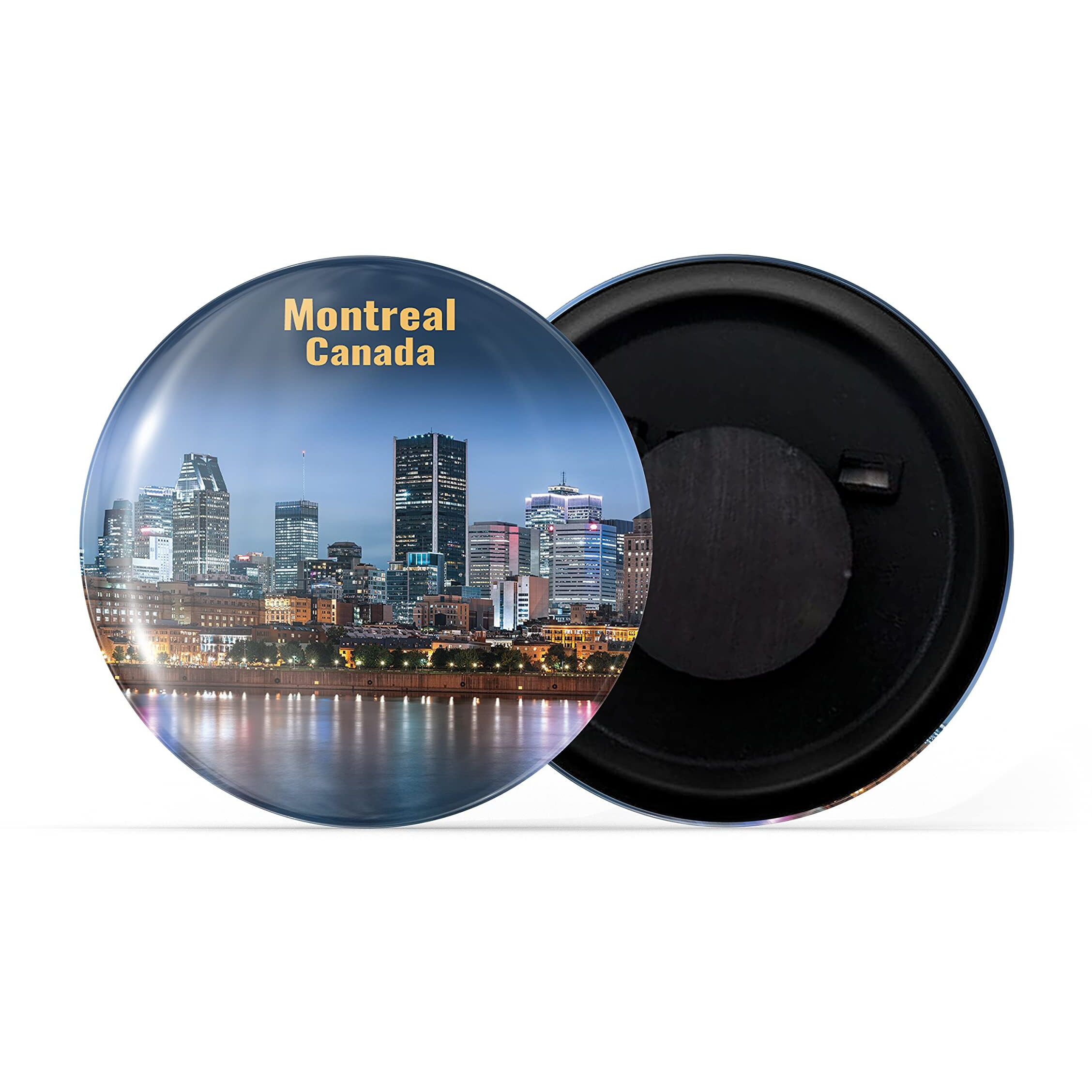 Dhcrafts Fridge Magnet Multicolor Famous Tourist Place Montreal Canada Glossy Finish Design Pack Of 1