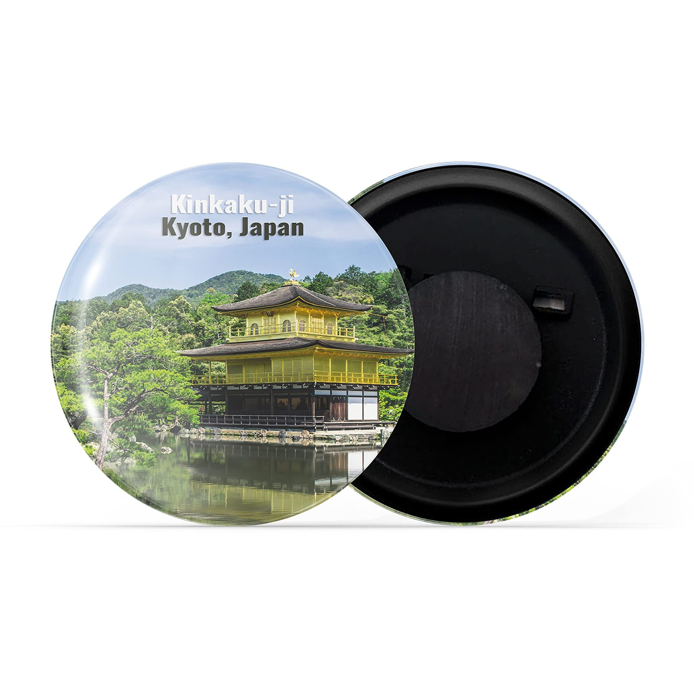 Dhcrafts Fridge Magnet Multicolor Famous Tourist Place Kinkaku-Ji Kyoto, Japan Glossy Finish Design Pack Of 1