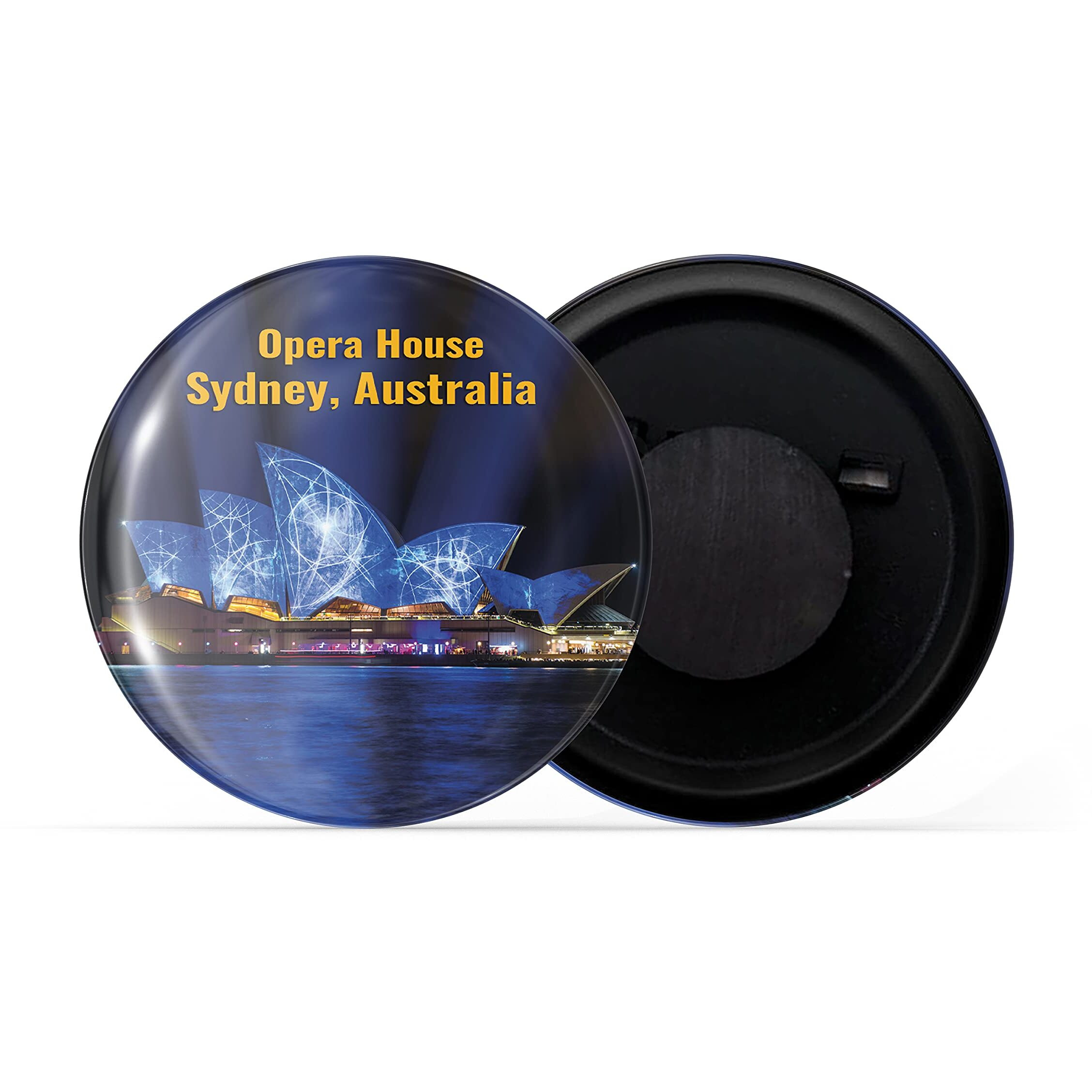 Dhcrafts Fridge Magnet Multicolor Famous Tourist Place Opera House Sydney Australia D1 Glossy Finish Design Pack Of 1