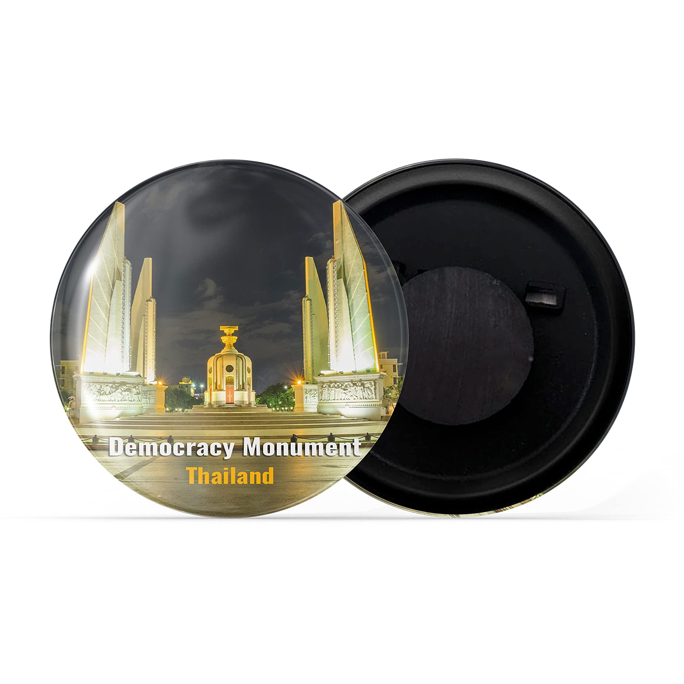 Dhcrafts Fridge Magnet Multicolor Famous Tourist Place Democracy Monument Thailand Glossy Finish Design Pack Of 1