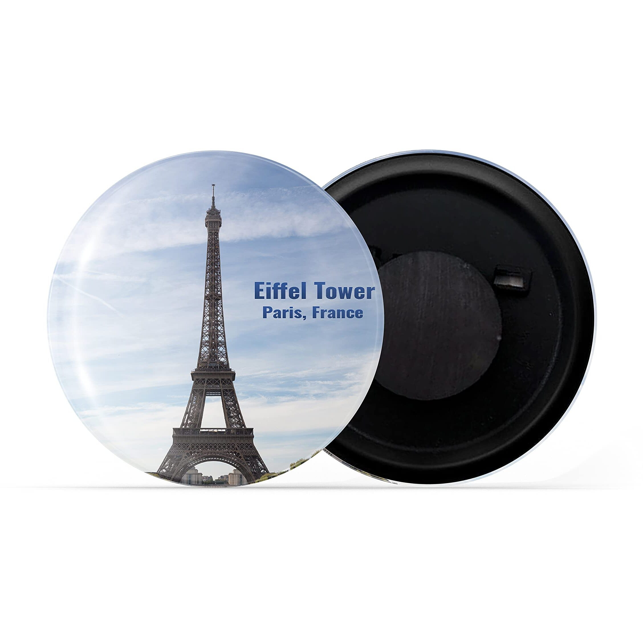 Dhcrafts Fridge Magnet Multicolor Famous Tourist Place Eiffel Tower Paris France D2 Glossy Finish Design Pack Of 1