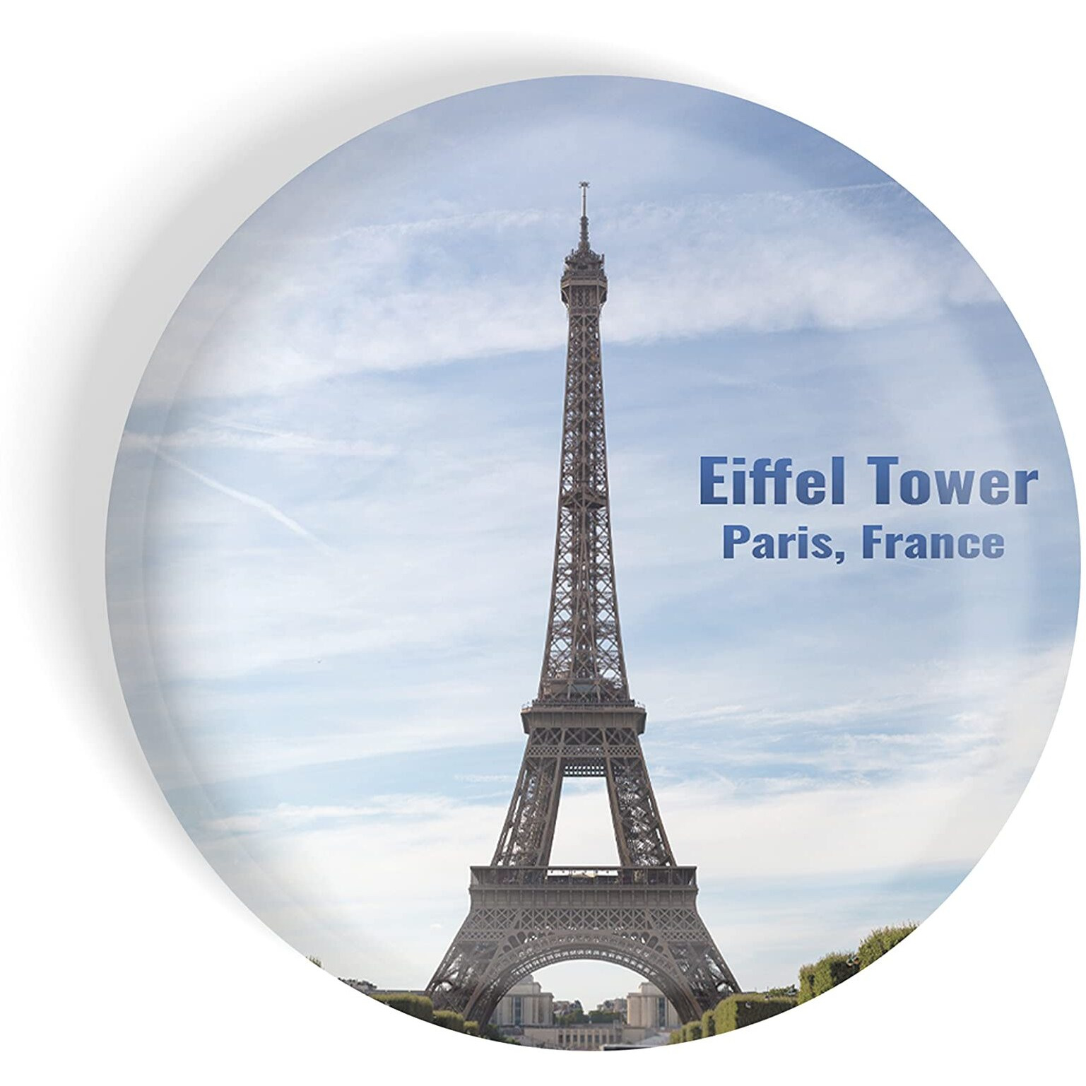 Dhcrafts Fridge Magnet Multicolor Famous Tourist Place Eiffel Tower Paris France D2 Glossy Finish Design Pack Of 1