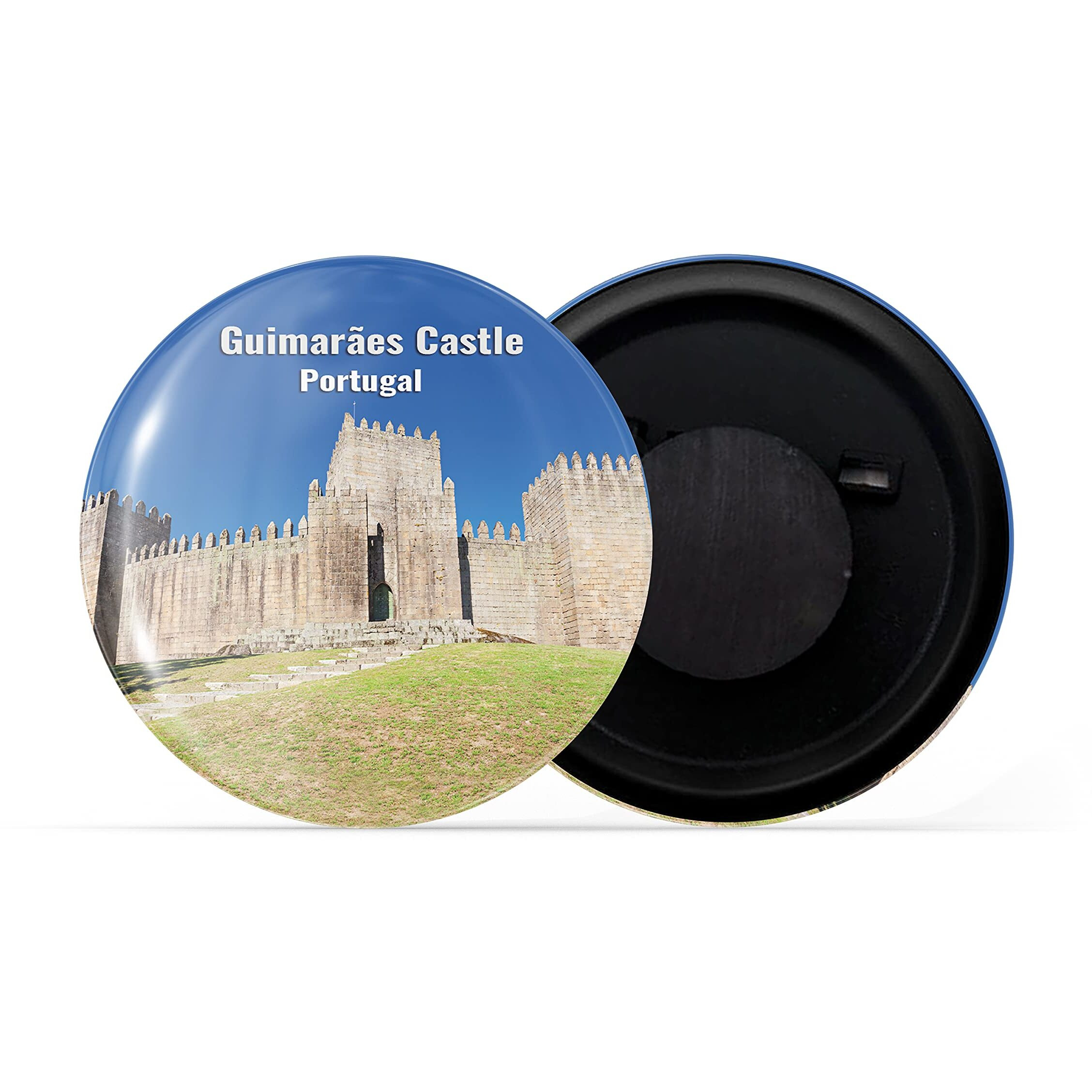 Dhcrafts Fridge Magnet Multicolor Famous Tourist Place Guimaraes Castle Portugal Glossy Finish Design Pack Of 1