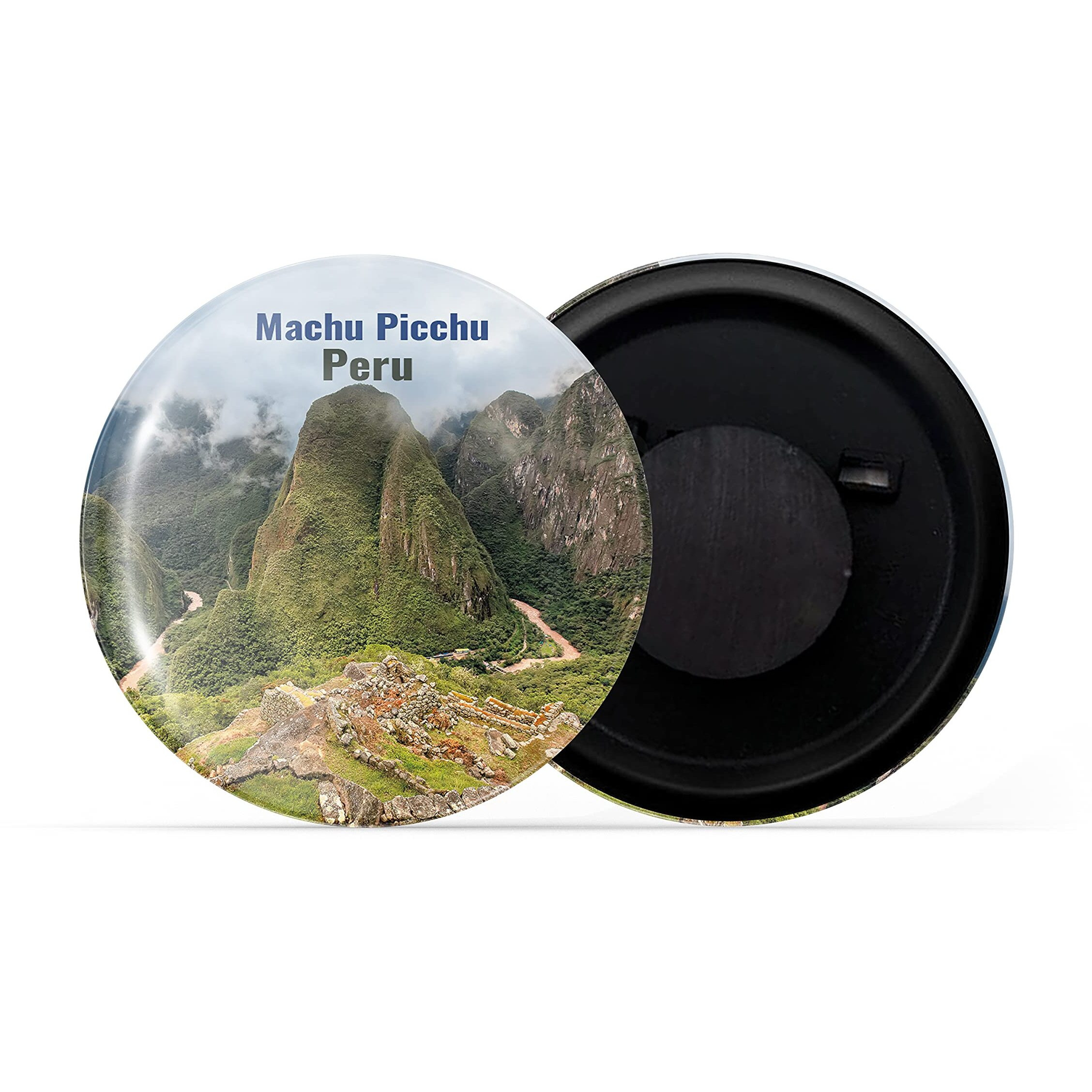 Dhcrafts Fridge Magnet Multicolor Famous Tourist Place Machu Picchu Peru D1 Glossy Finish Design Pack Of 1