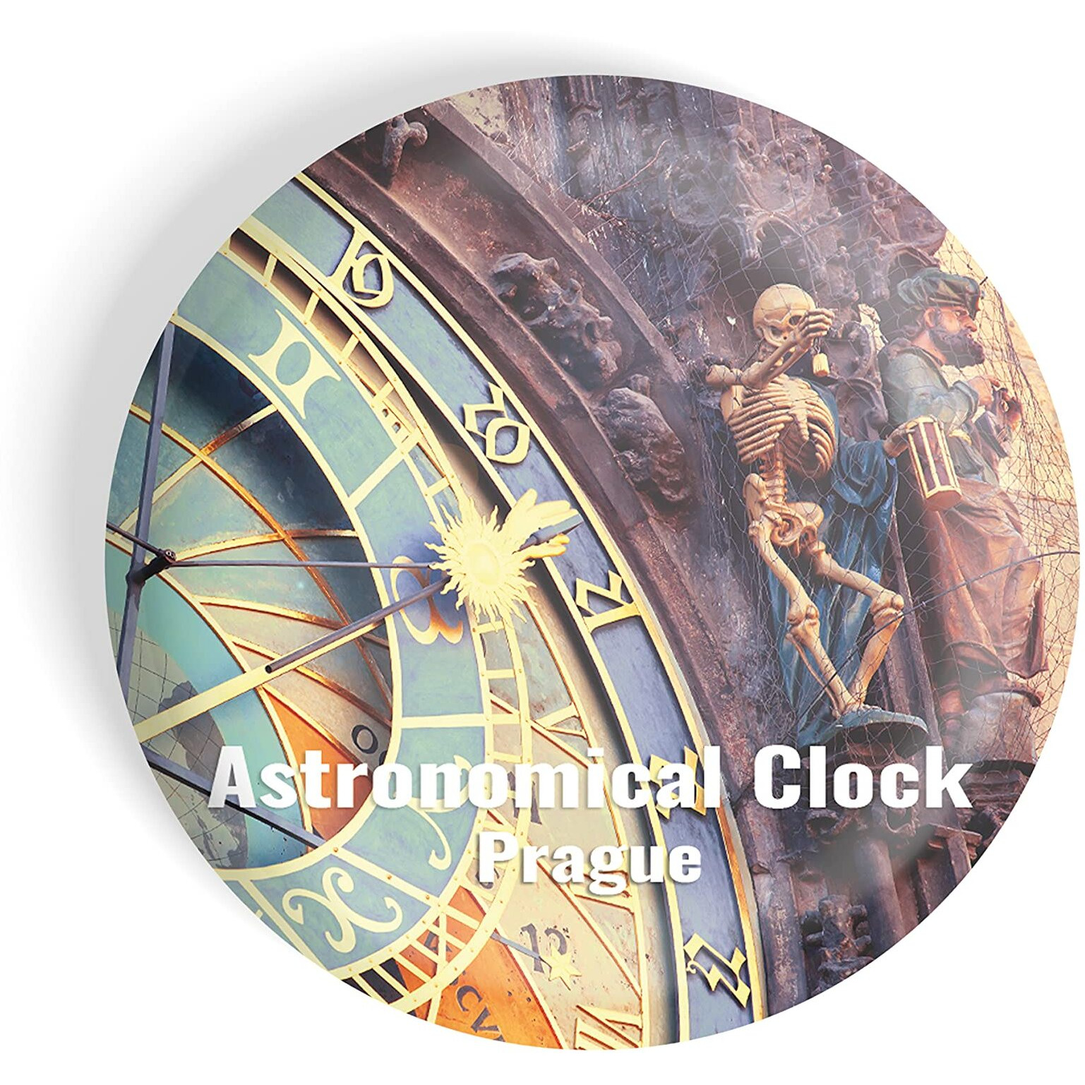 Dhcrafts Fridge Magnet Multicolor Famous Tourist Place Astronomical Clock Prague Glossy Finish Design Pack Of 1