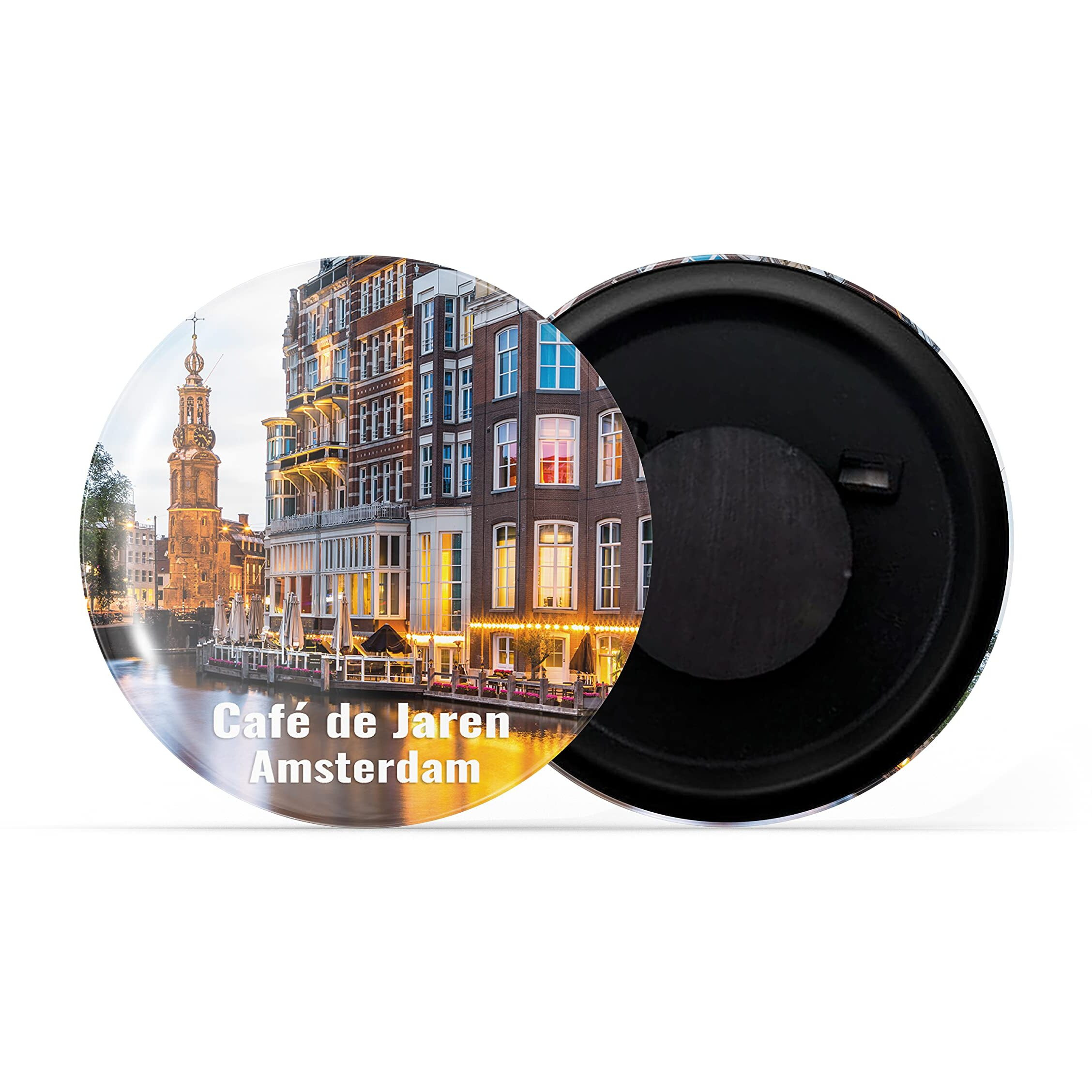 Dhcrafts Fridge Magnet Multicolor Famous Tourist Place Cafe De Jaren Amsterdam Glossy Finish Design Pack Of 1