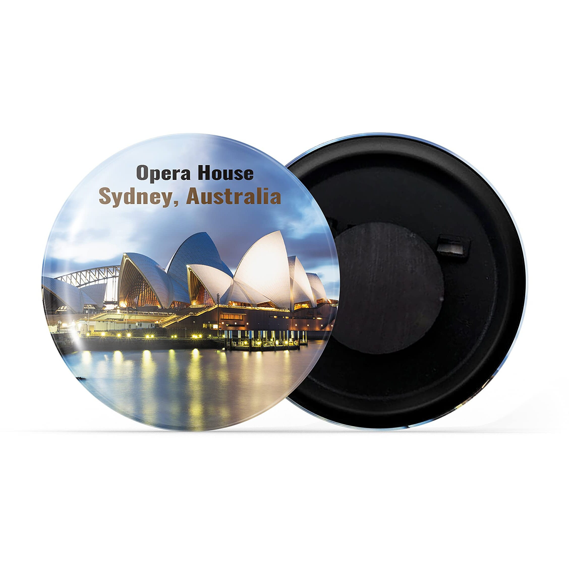 Dhcrafts Fridge Magnet Multicolor Famous Tourist Place Opera House Sydney Australia D3 Glossy Finish Design Pack Of 1