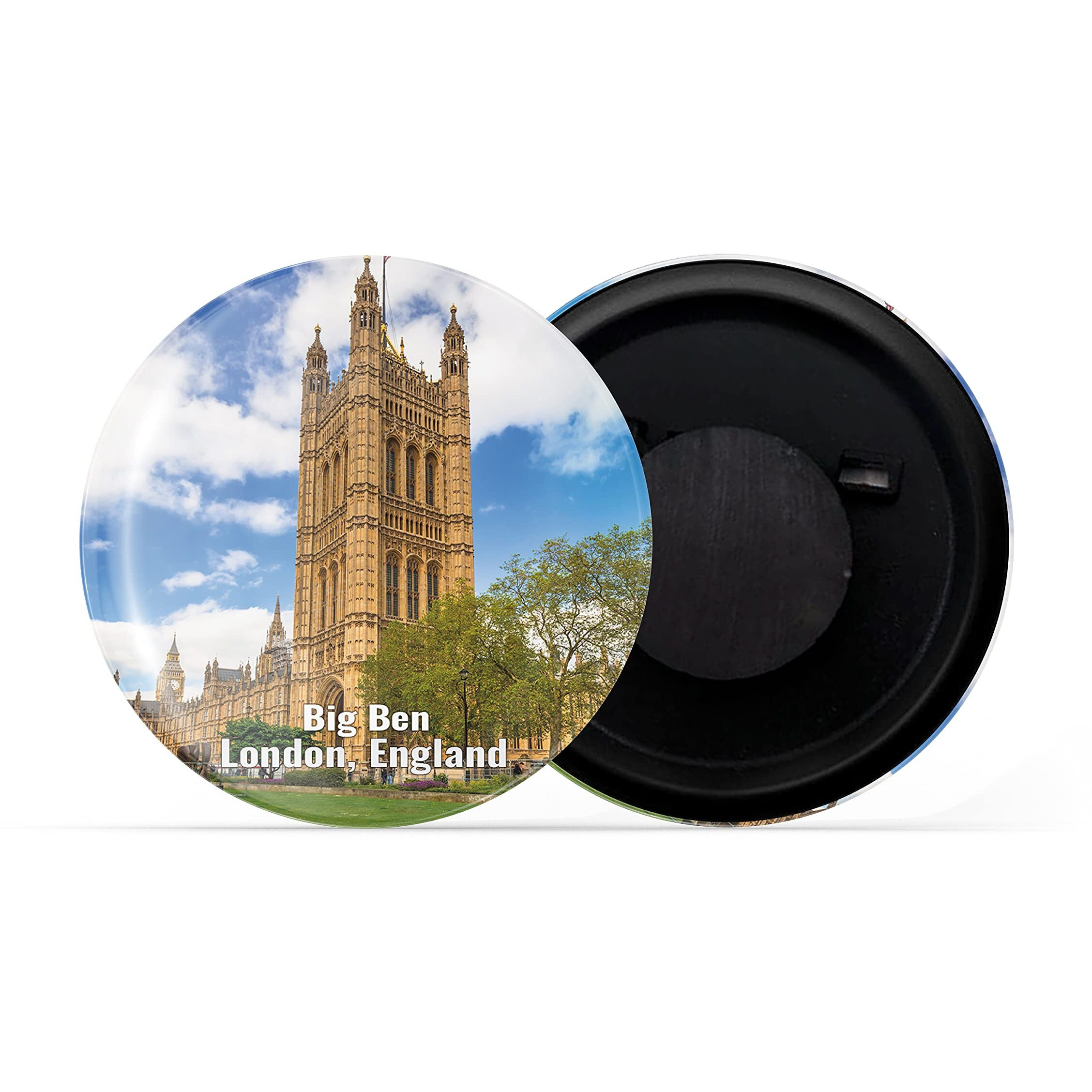 Dhcrafts Fridge Magnet Multicolor Famous Tourist Place Big Ben London, England Glossy Finish Design Pack Of 1
