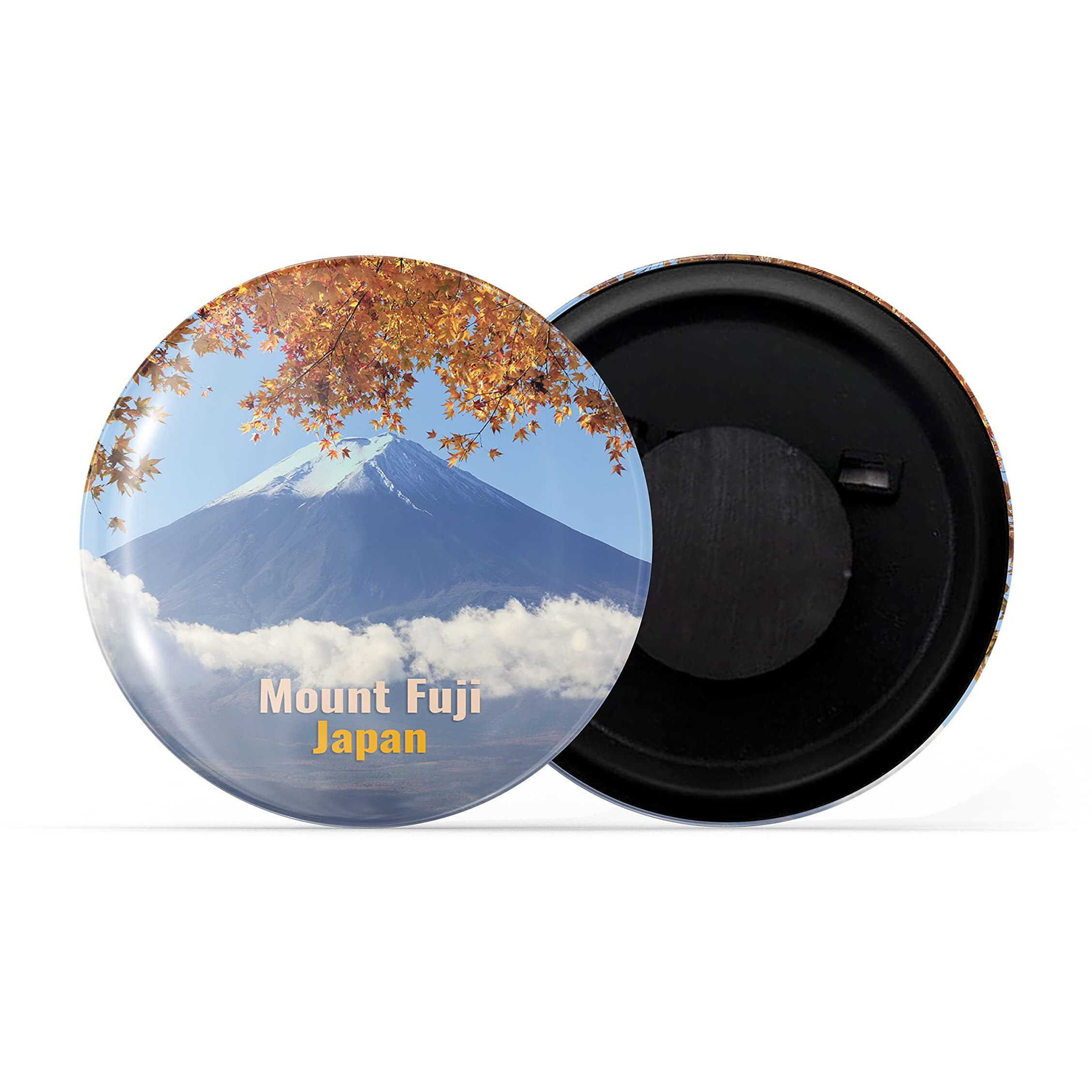 Dhcrafts Fridge Magnet Multicolor Famous Tourist Place Mount Fuji Japan Glossy Finish Design Pack Of 1
