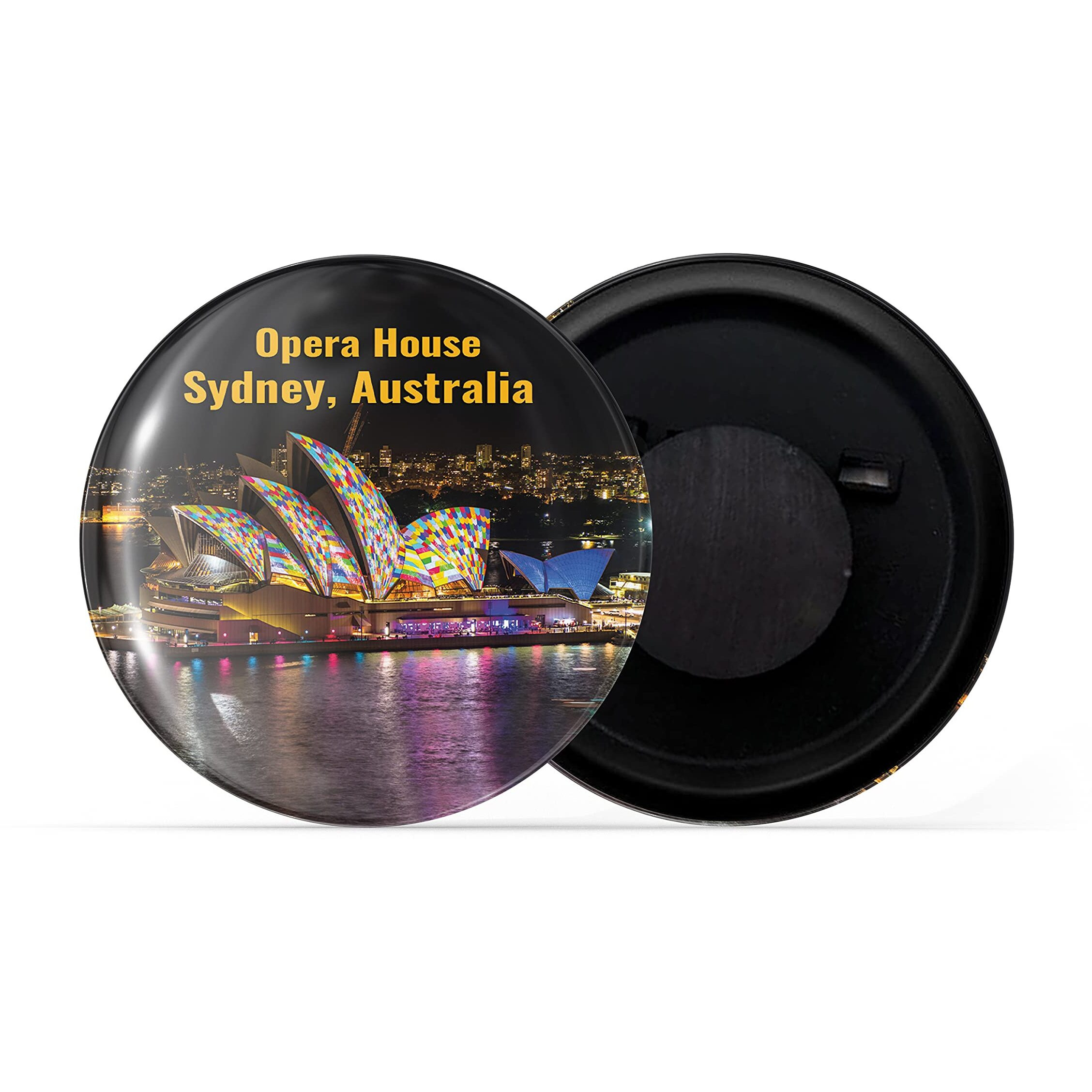 Dhcrafts Fridge Magnet Multicolor Famous Tourist Place Opera House Sydney Australia D2 Glossy Finish Design Pack Of 1