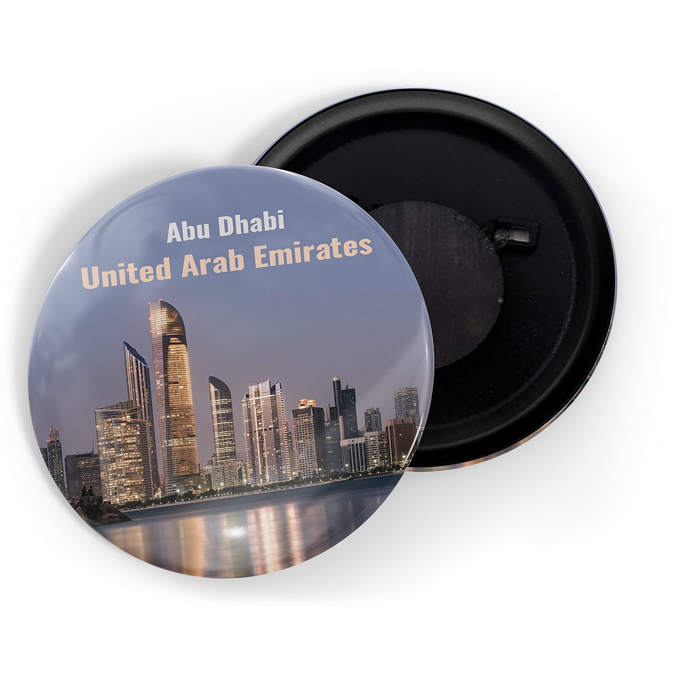 Dhcrafts Fridge Magnet Multicolor Famous Tourist Place Abu Dhabi United Arab Emirates D1 Glossy Finish Design Pack Of 1