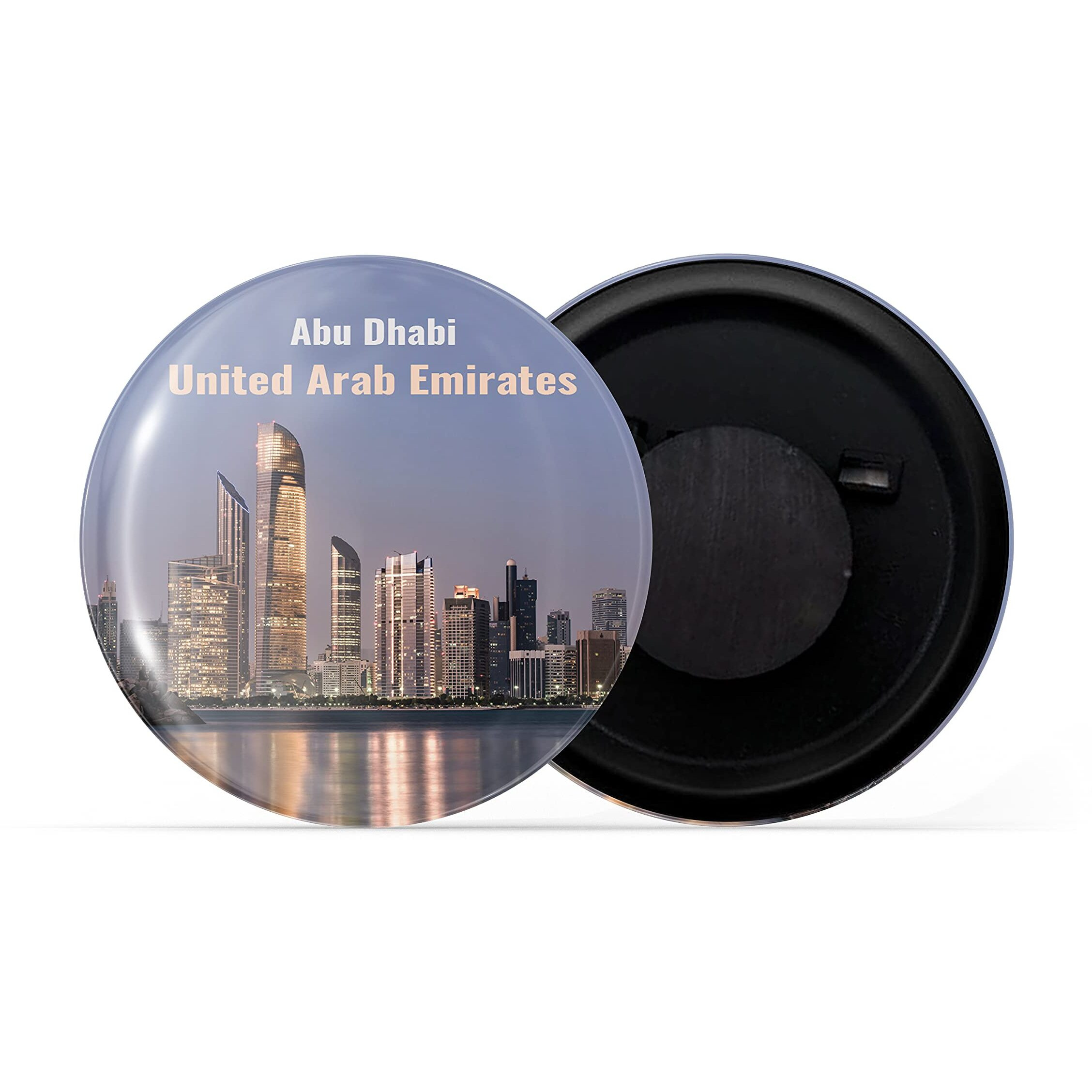 Dhcrafts Fridge Magnet Multicolor Famous Tourist Place Abu Dhabi United Arab Emirates D1 Glossy Finish Design Pack Of 1