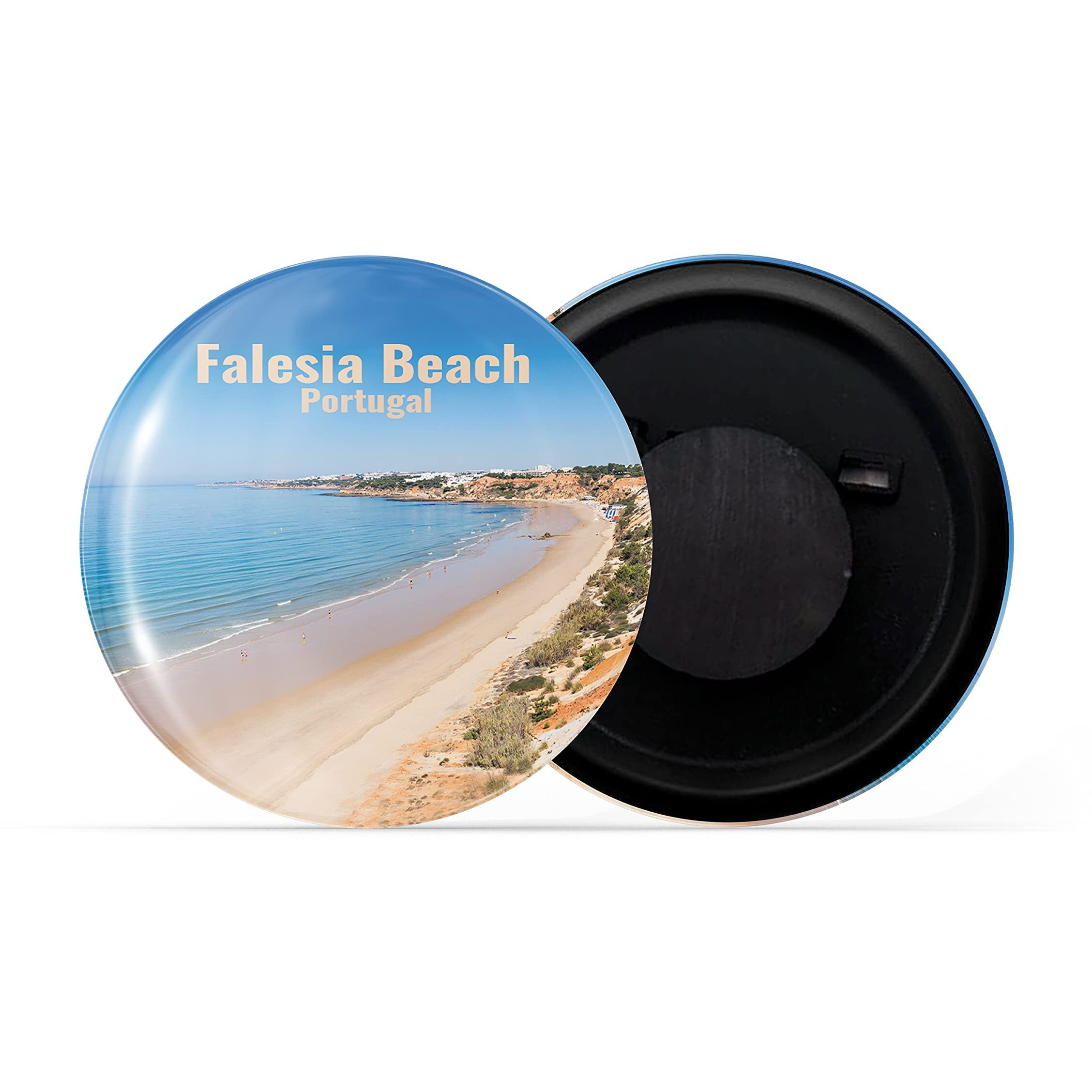 Dhcrafts Fridge Magnet Multicolor Famous Tourist Place Falesia Beach Portugal Glossy Finish Design Pack Of 1