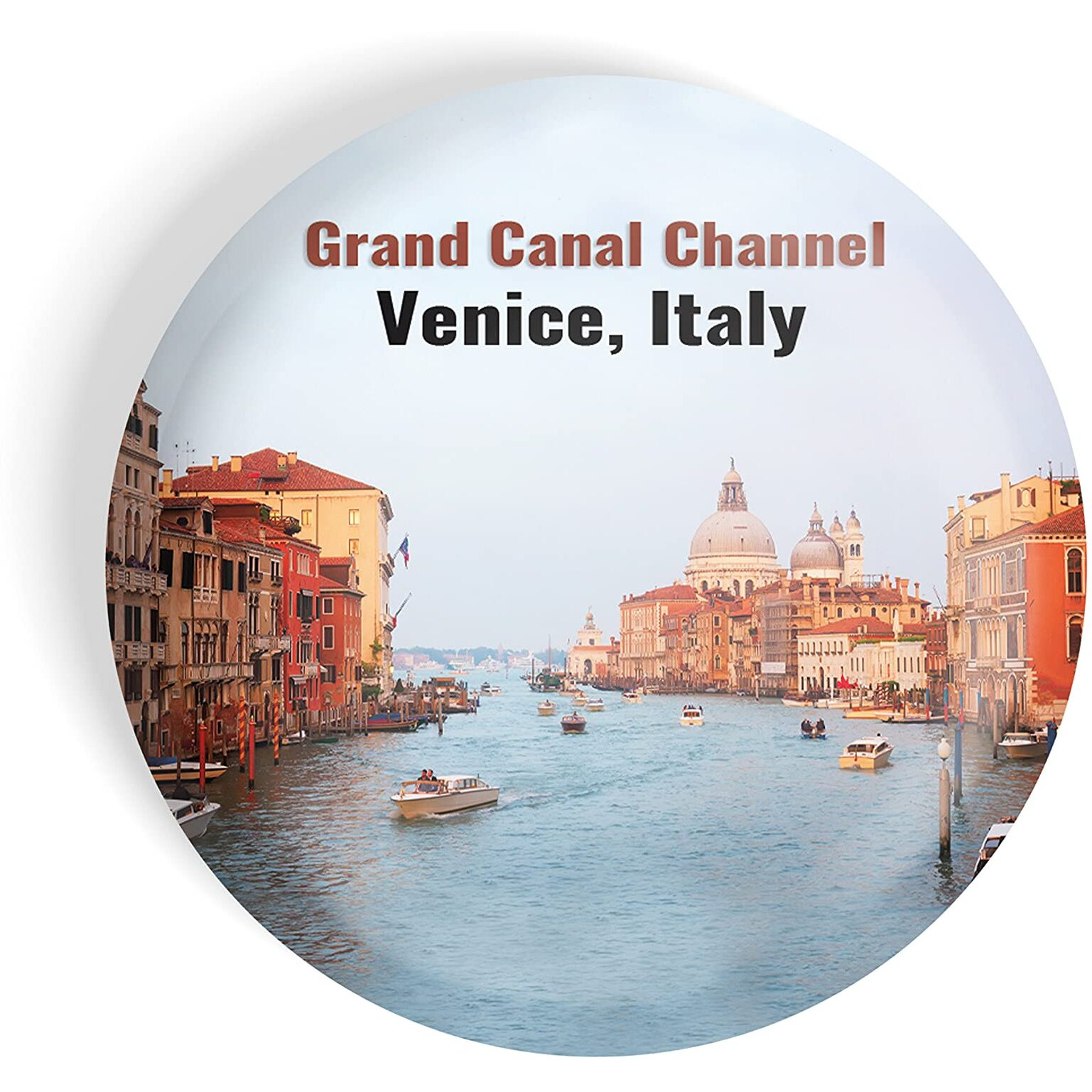 Dhcrafts Fridge Magnet Multicolor Famous Tourist Place Grand Canal Venice Italy D1 Glossy Finish Design Pack Of 1