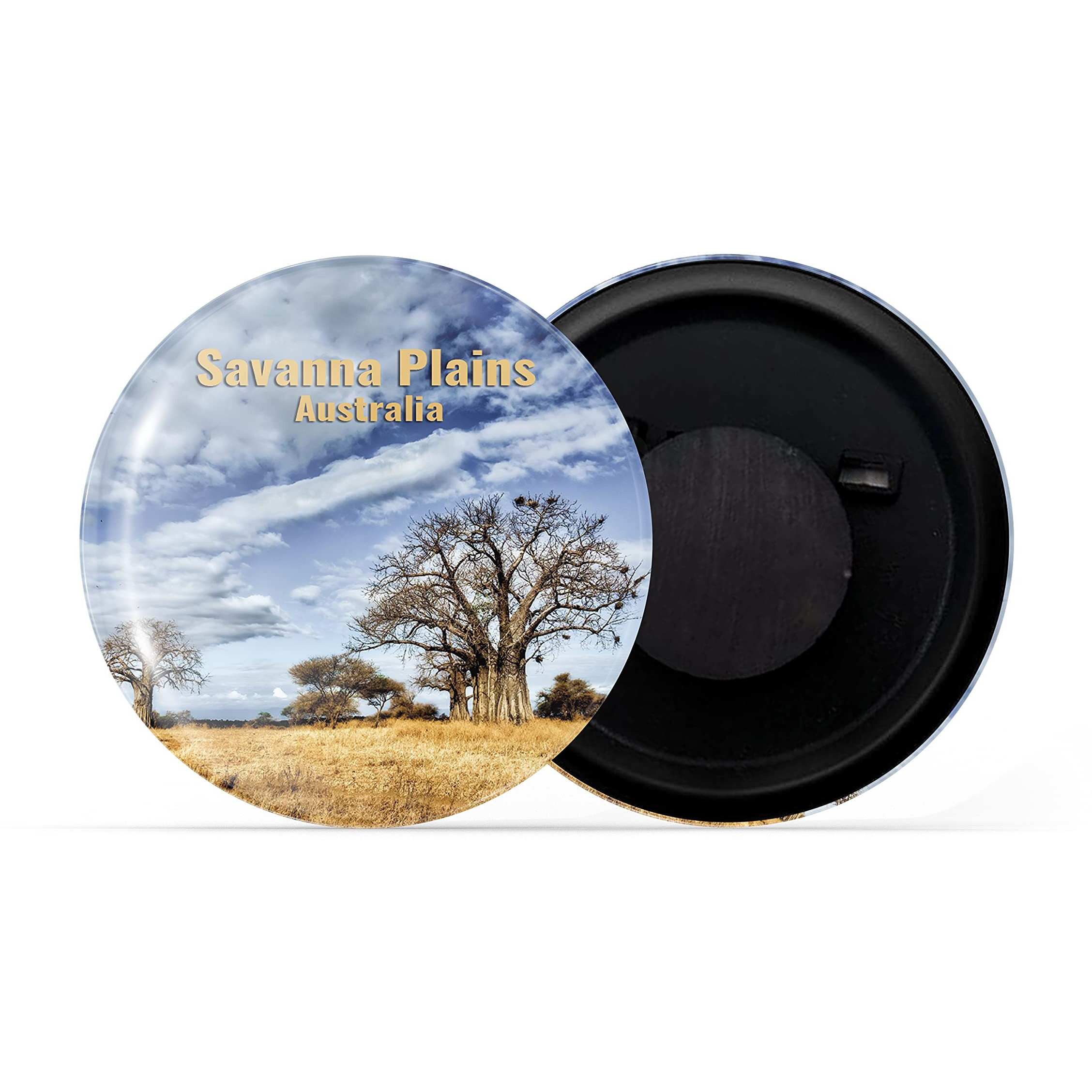 Dhcrafts Fridge Magnet Multicolor Famous Tourist Place Savanna Plains Australia Glossy Finish Design Pack Of 1