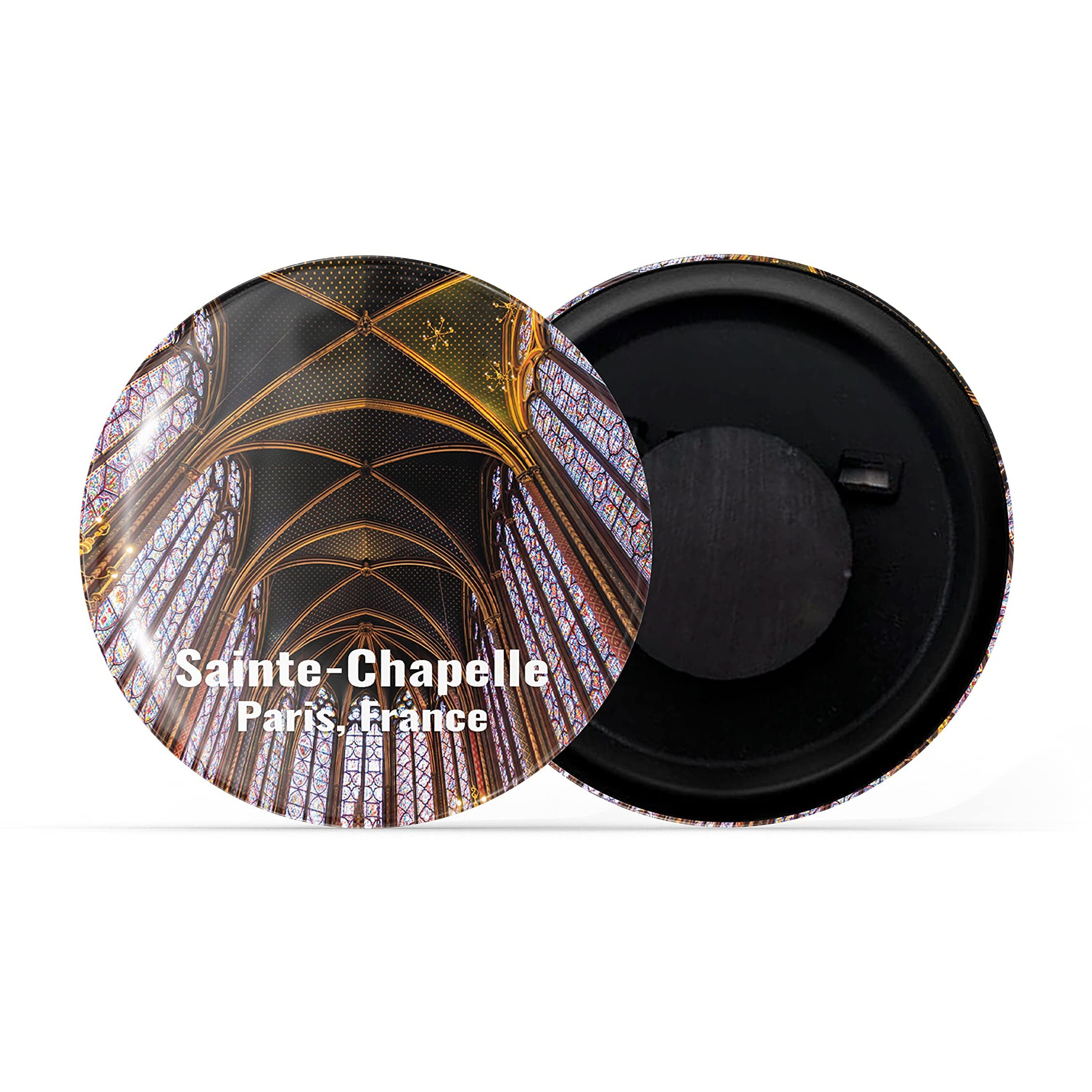 Dhcrafts Fridge Magnet Multicolor Famous Tourist Place Sainte-Chapelle Paris France Glossy Finish Design Pack Of 1