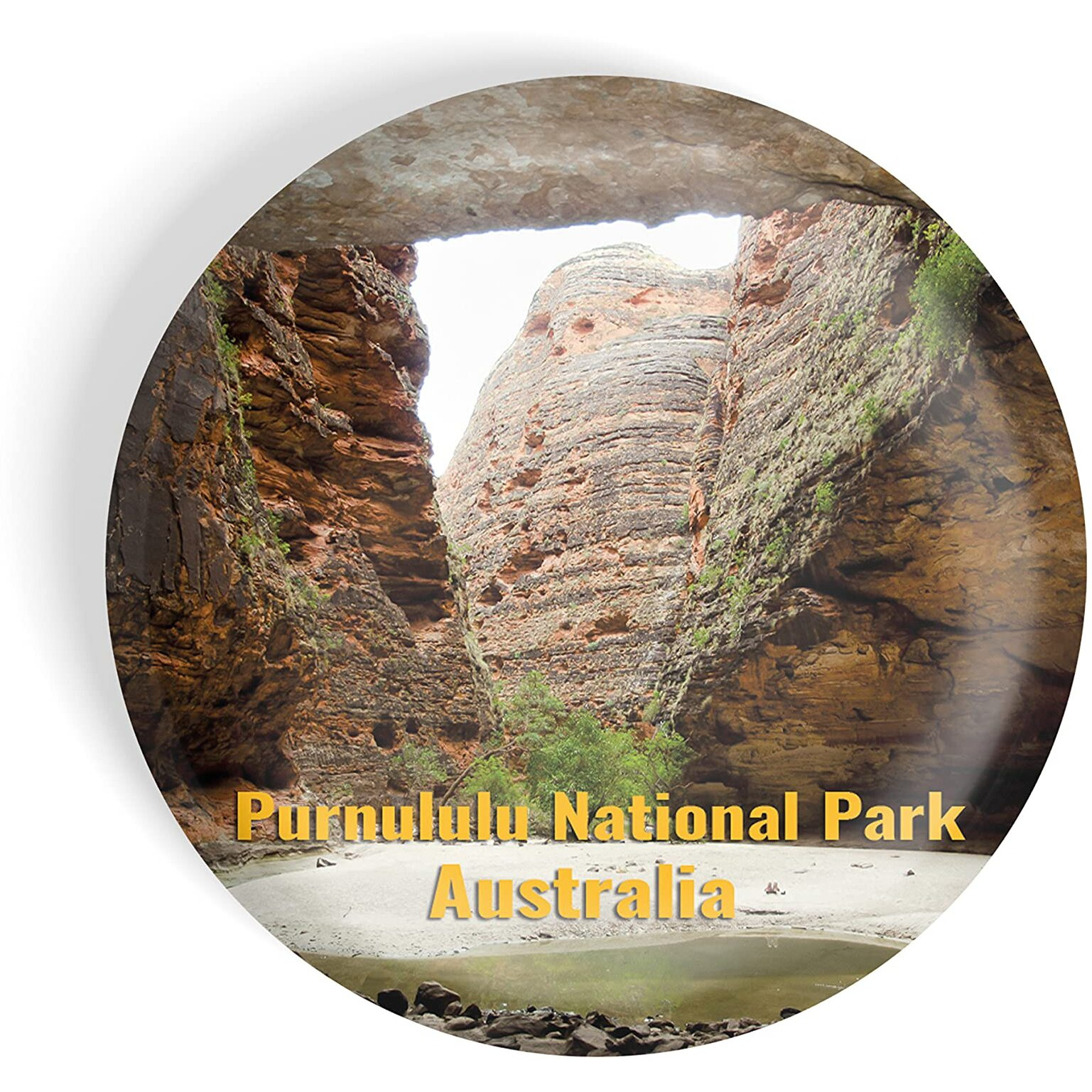 Dhcrafts Fridge Magnet Multicolor Famous Tourist Place Purnululu National Park Australia Glossy Finish Design Pack Of 1