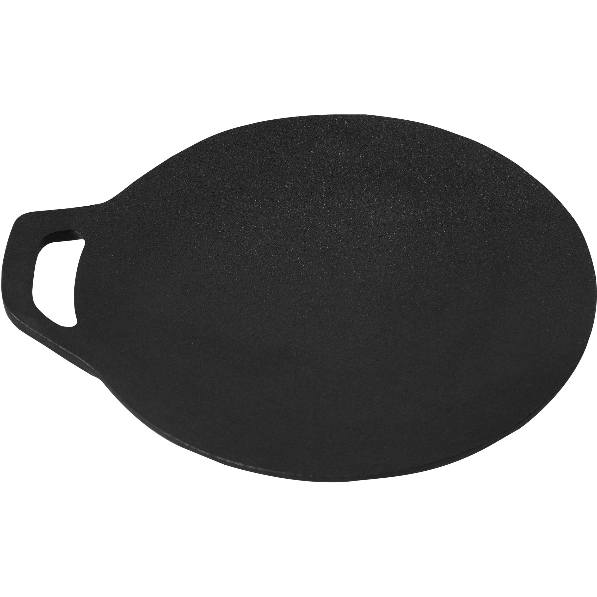 Dynamic Cookwares Premium Pre-Seasoned Even Matt Finish Cast Iron Roti Tawa, Go's Good For Cooking On Gas | 9.5 Inch/24 Cm | 100% Pure & Toxin-Free, Naturally Nonstick Cast Iron Paratha/Chapati Tawa