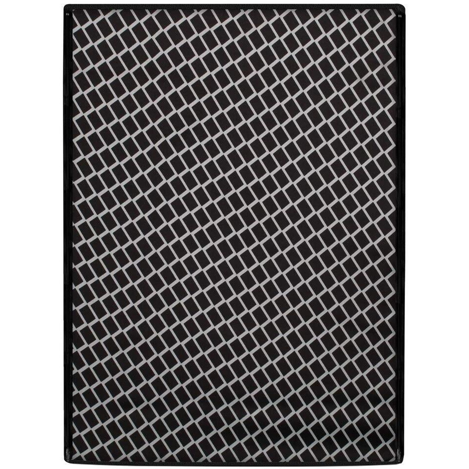 Stylista Washing Machine Cover Compatible For Lg 6 Kg Fully-Automatic Front Loading Fht1006Snw Check Grey