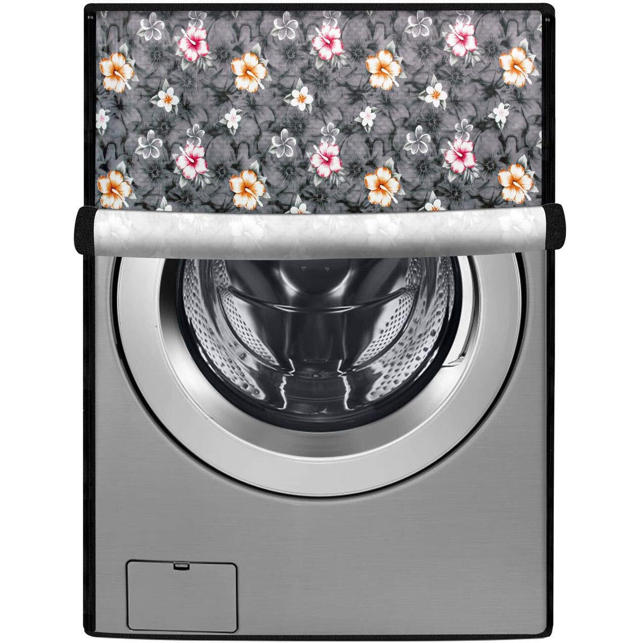 Stylista Washing Machine Cover Compatible For Lg 6 Kg Fully-Automatic Front Loading Fh0G7Ndnl02 Grey