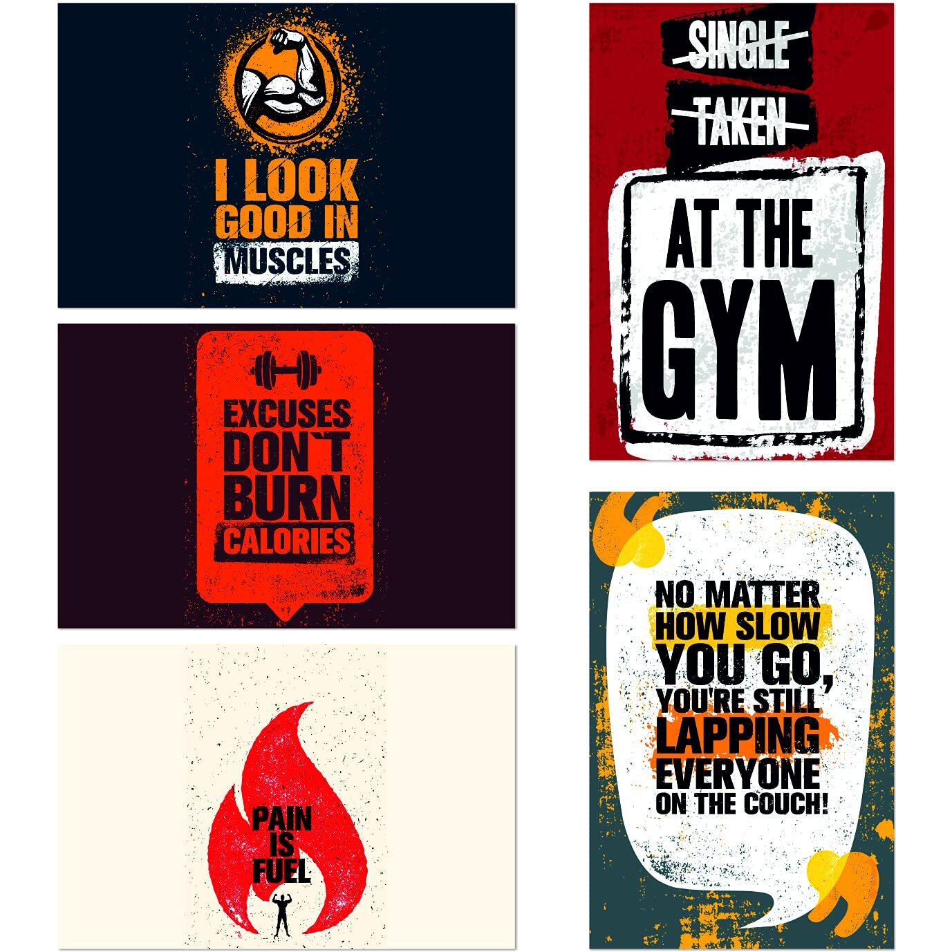 Printelligent Quote And Motivational Poster Set Of 10 Size (45 Cm X 30 Cm) (A)