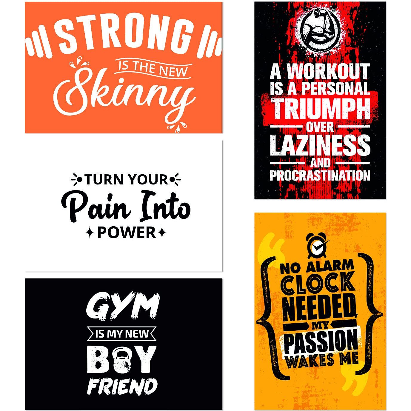 Printelligent Quote And Motivational Poster Set Of 10 Size (45 Cm X 30 Cm) (D)