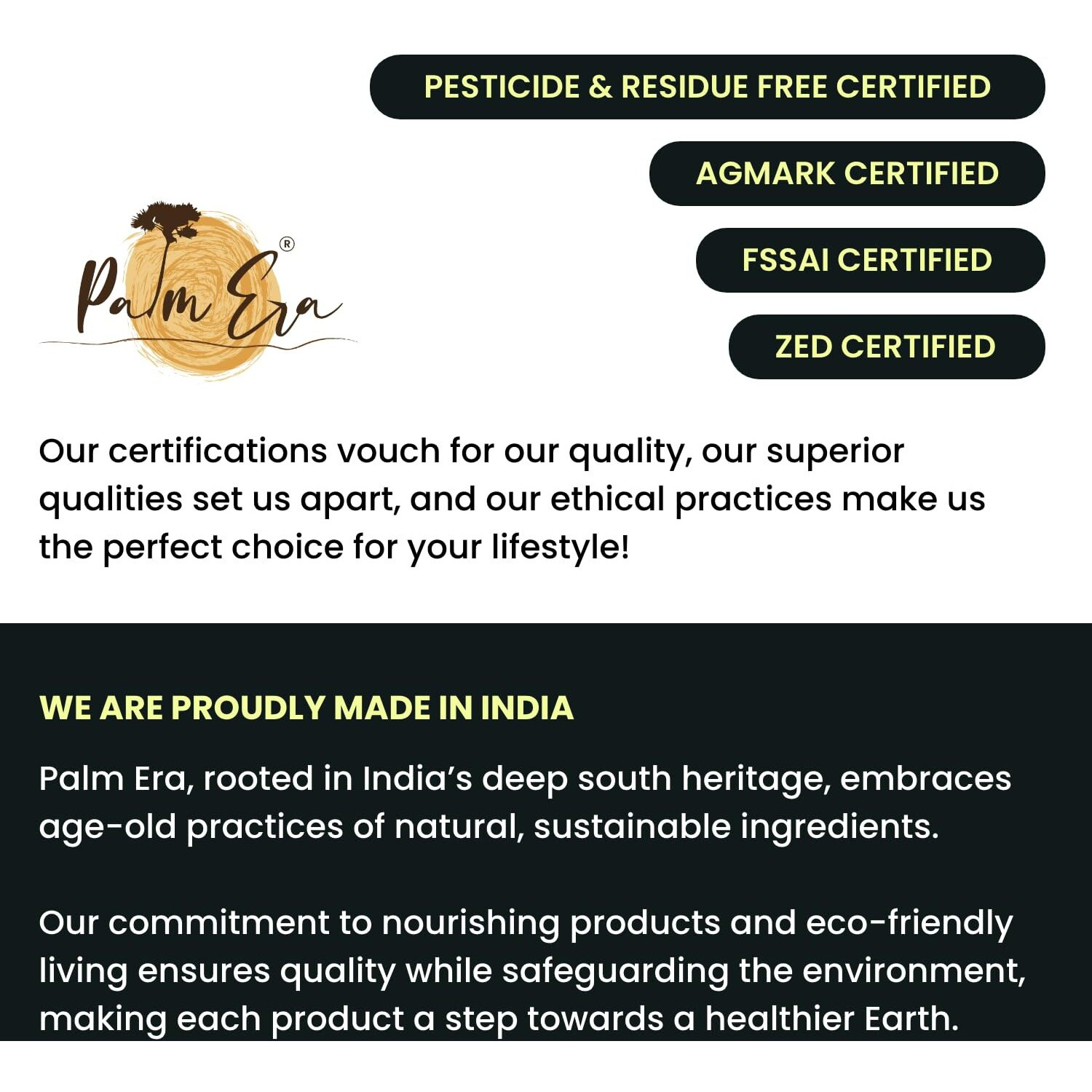 Palm Era Jaggery Powder|Agmark Certified|Pesticide Residue Free Certified