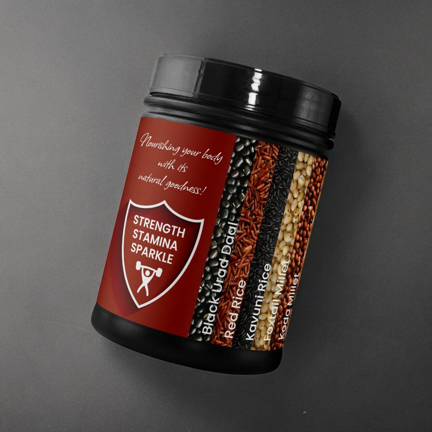 Palm Era Kali Mix, 350G | Nutritious Black Dal & Millets Blend | Muscle Building & Bone Strength