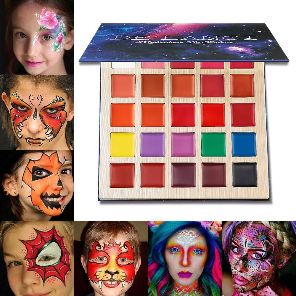 DeLanci 25 Color Lipstick Palette - Multishade Cream Lip Gloss Makeup Palette Professional Cosmetic Lip Contouring Kit