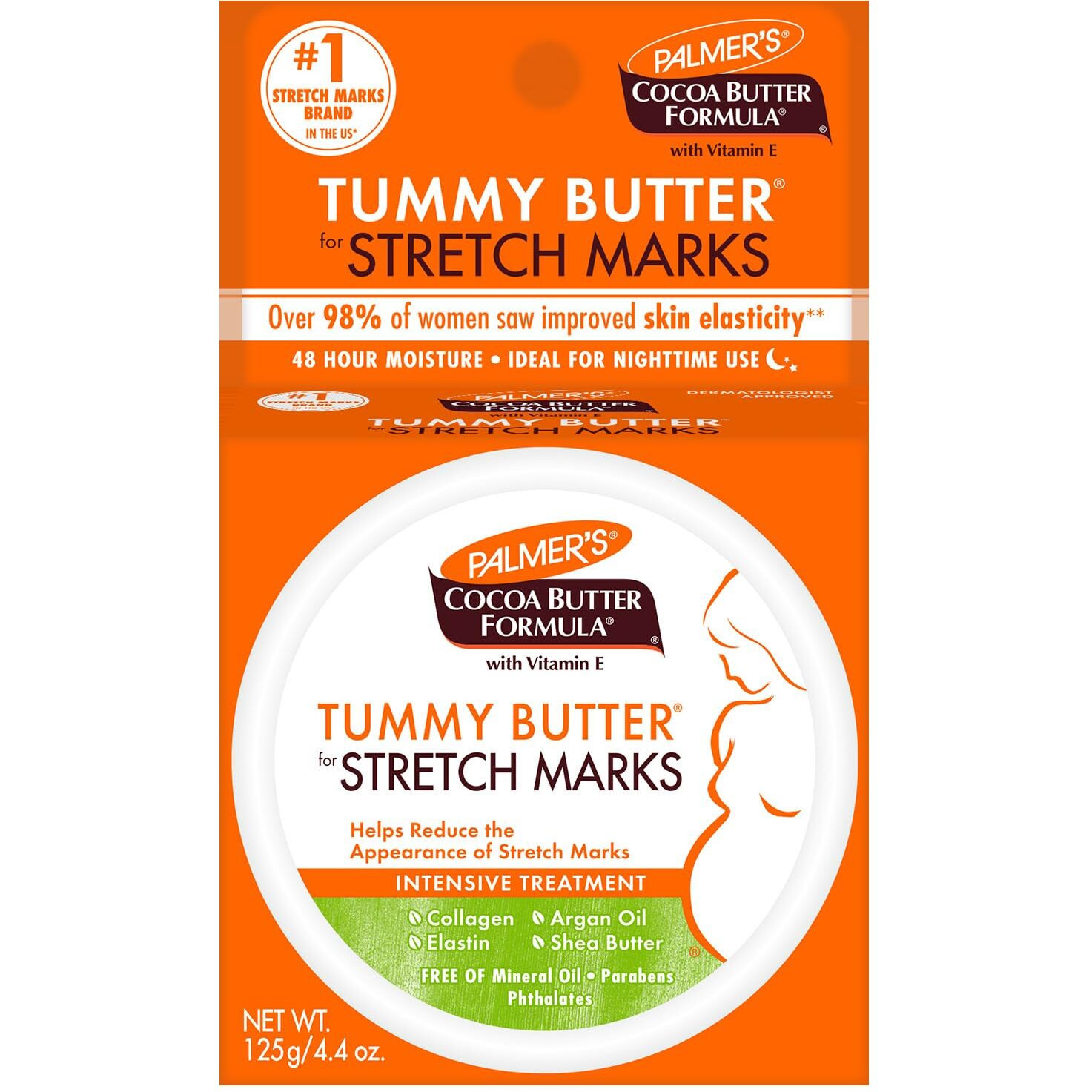 PalmerS Palmers Cocoa Tummy Liquid Butter For Stretch Marks - 125Gm